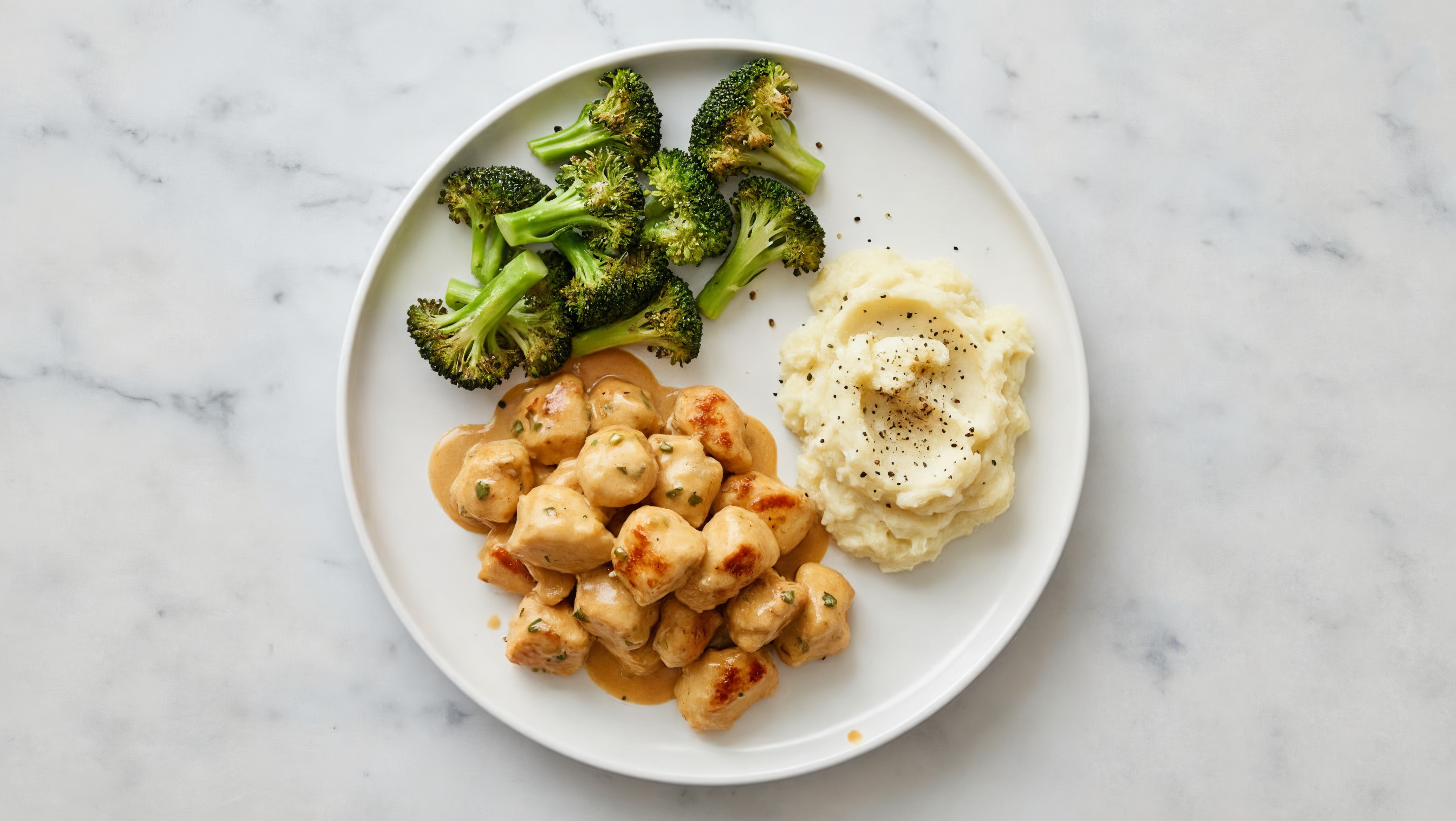 Roasted Garlic Chicken + Broccoli