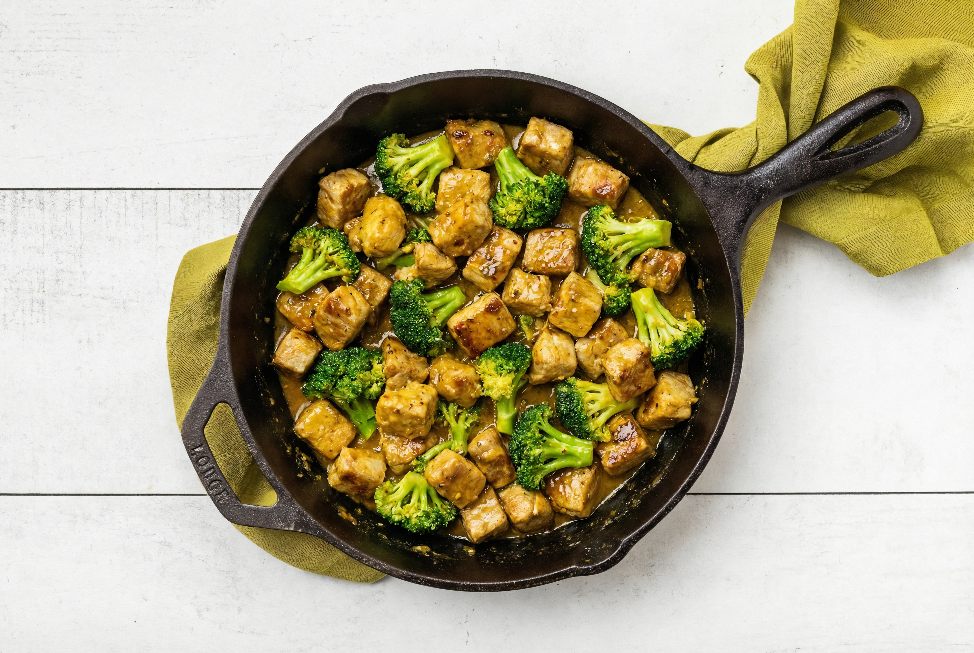 Coconut Curry Pork Chop Stir-Fry with Broccoli