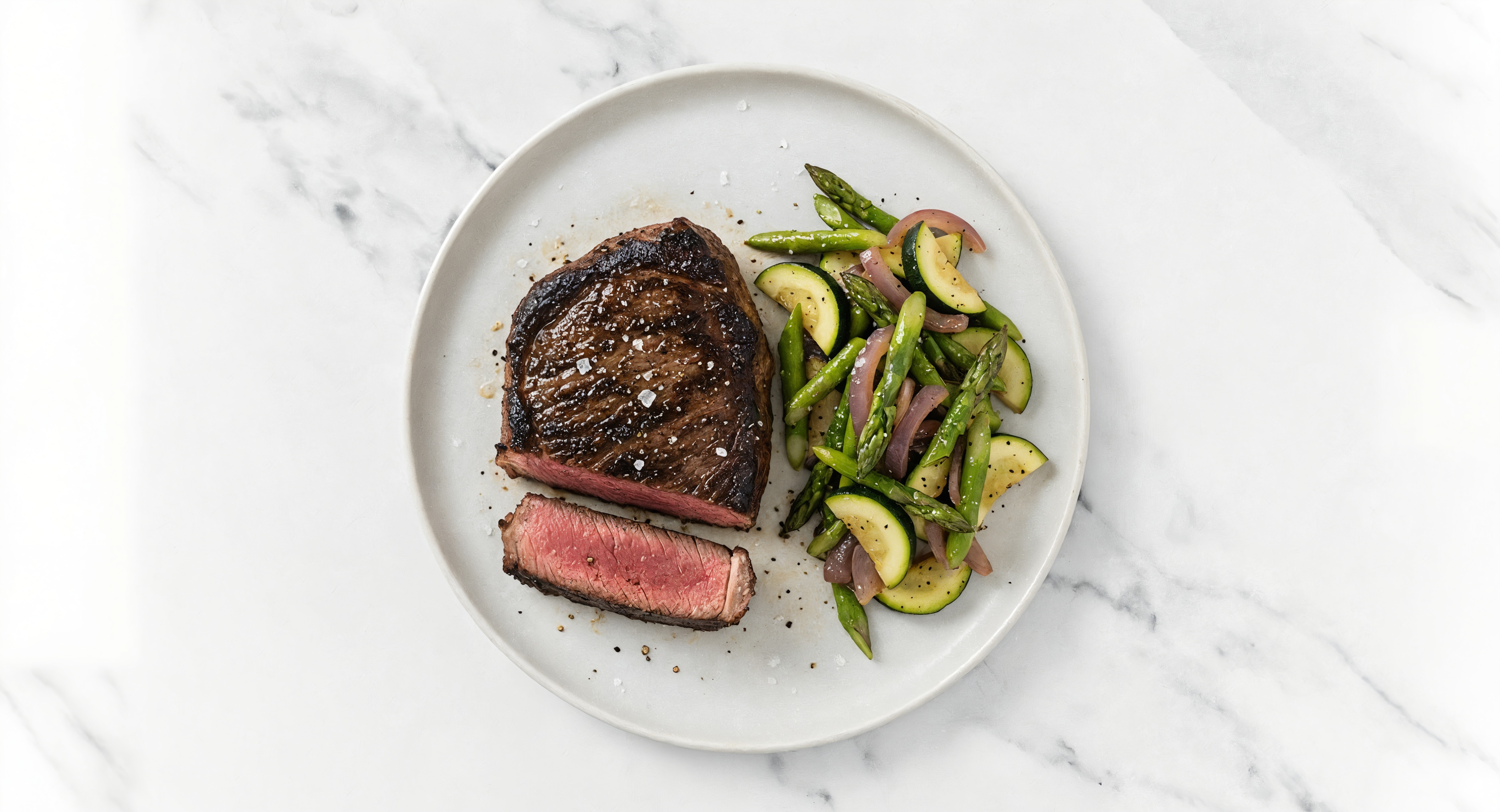 NY Strip Steak + Sautéed Veggies