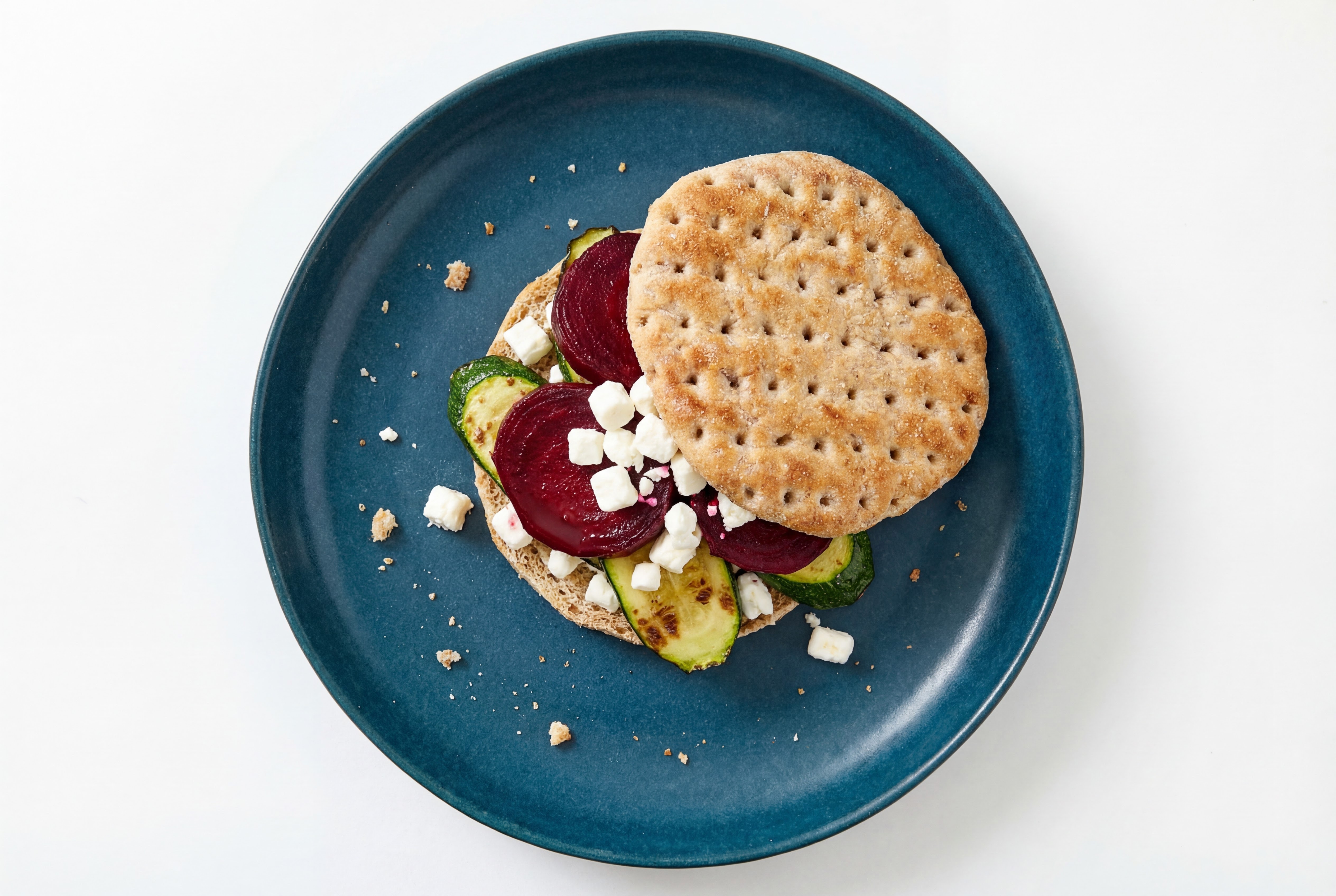 Hearty Nothing Beets It Veggie Sandwich with Zucchini