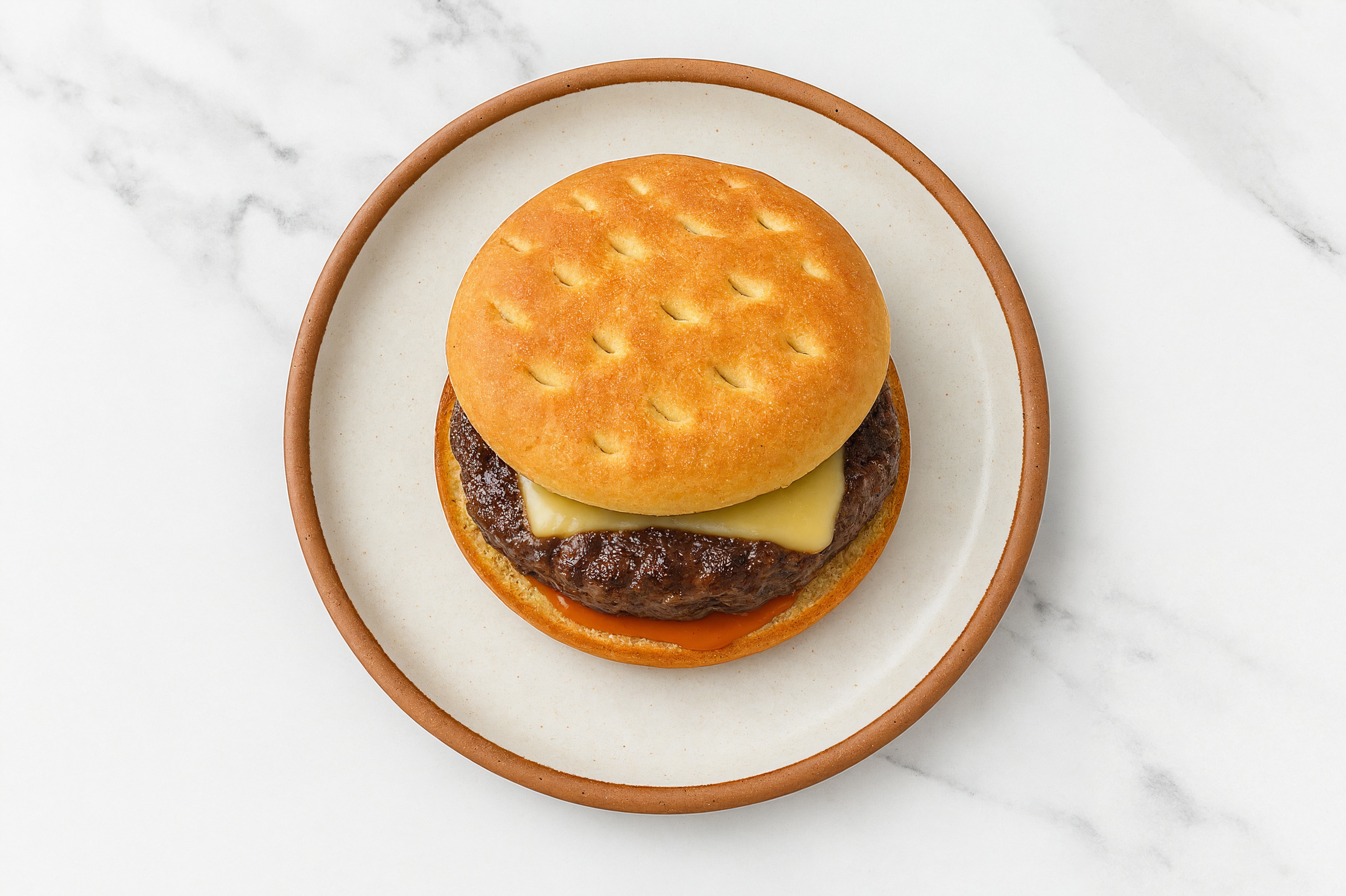 Bison Burger on Brioche with Sweet Hickory & Swiss