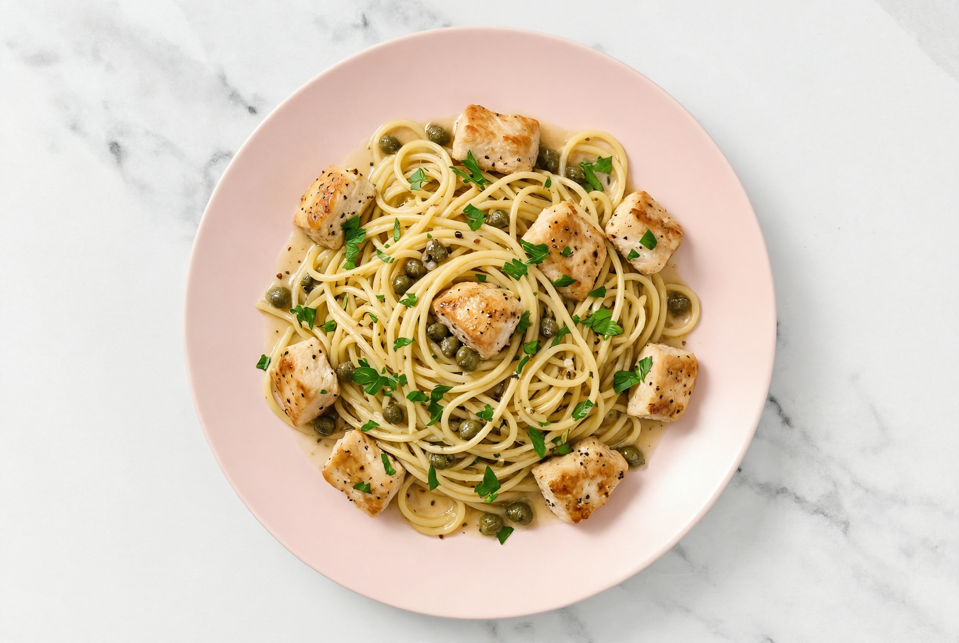 Chicken Gluten Free Spaghetti Piccata
