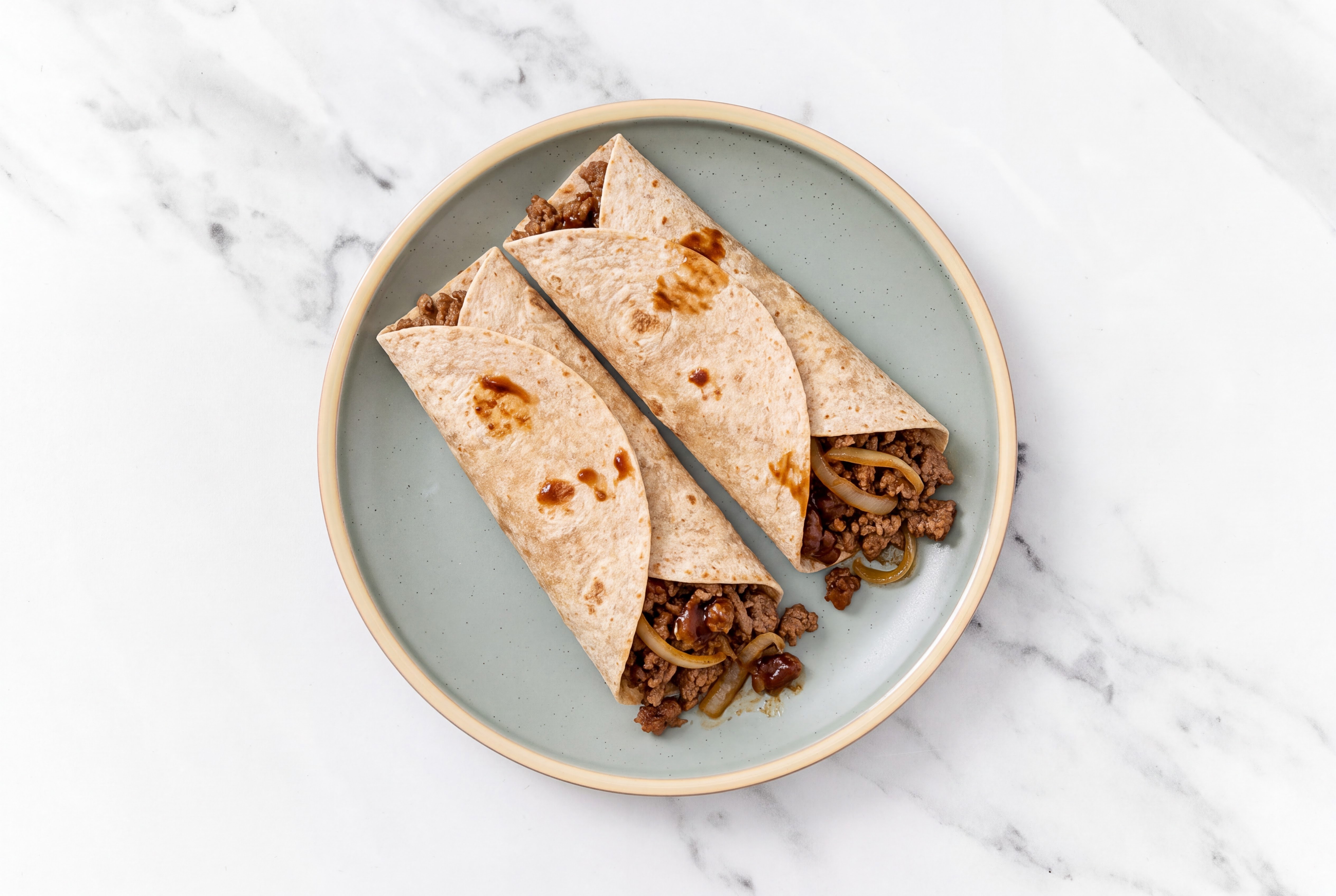 BBQ 93/7 Lean Ground Beef Wrap