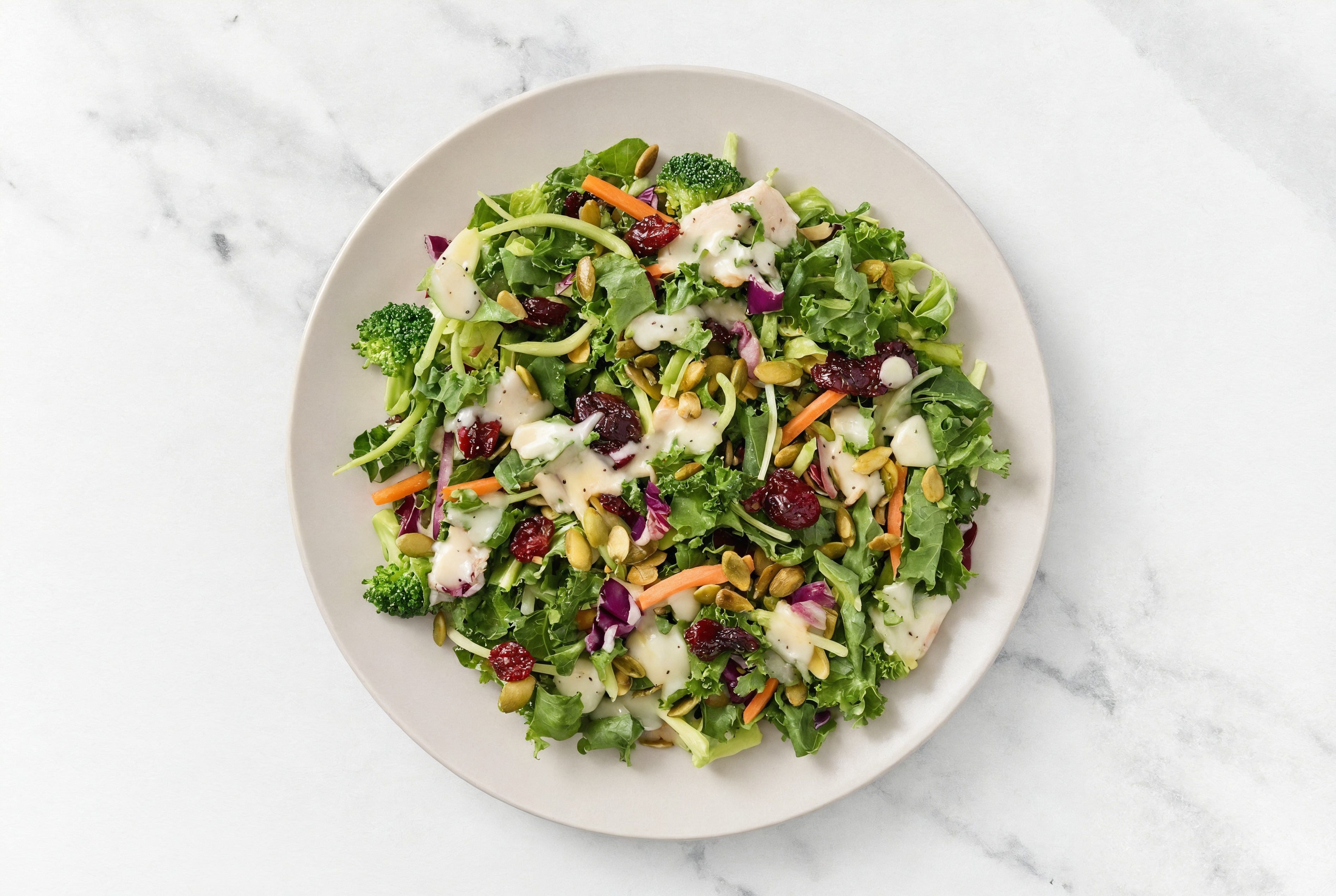 Salt + Pepper Chicken Kale Salad