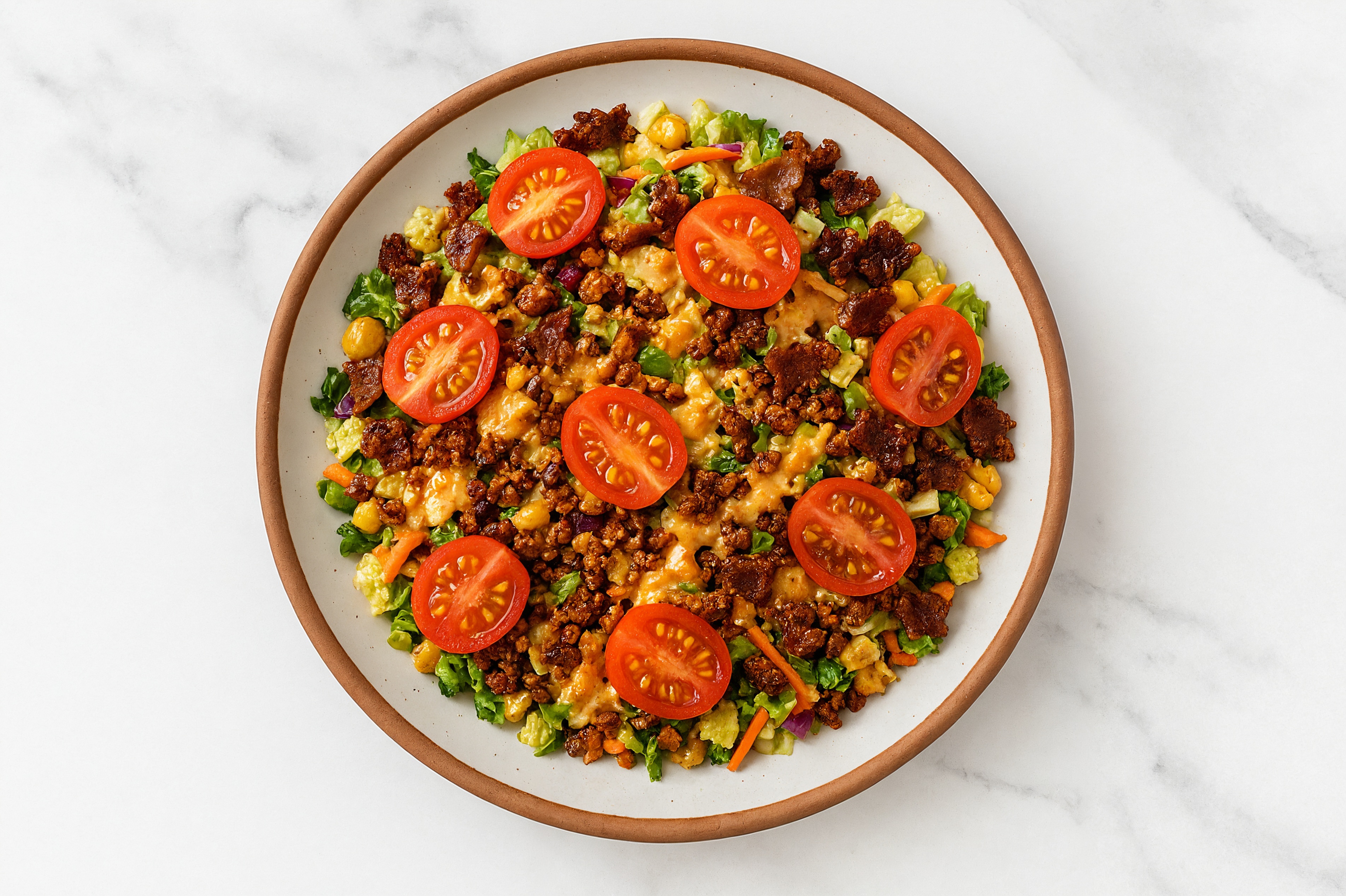 Street Corn Chopped Salad with Crispy MyBacon