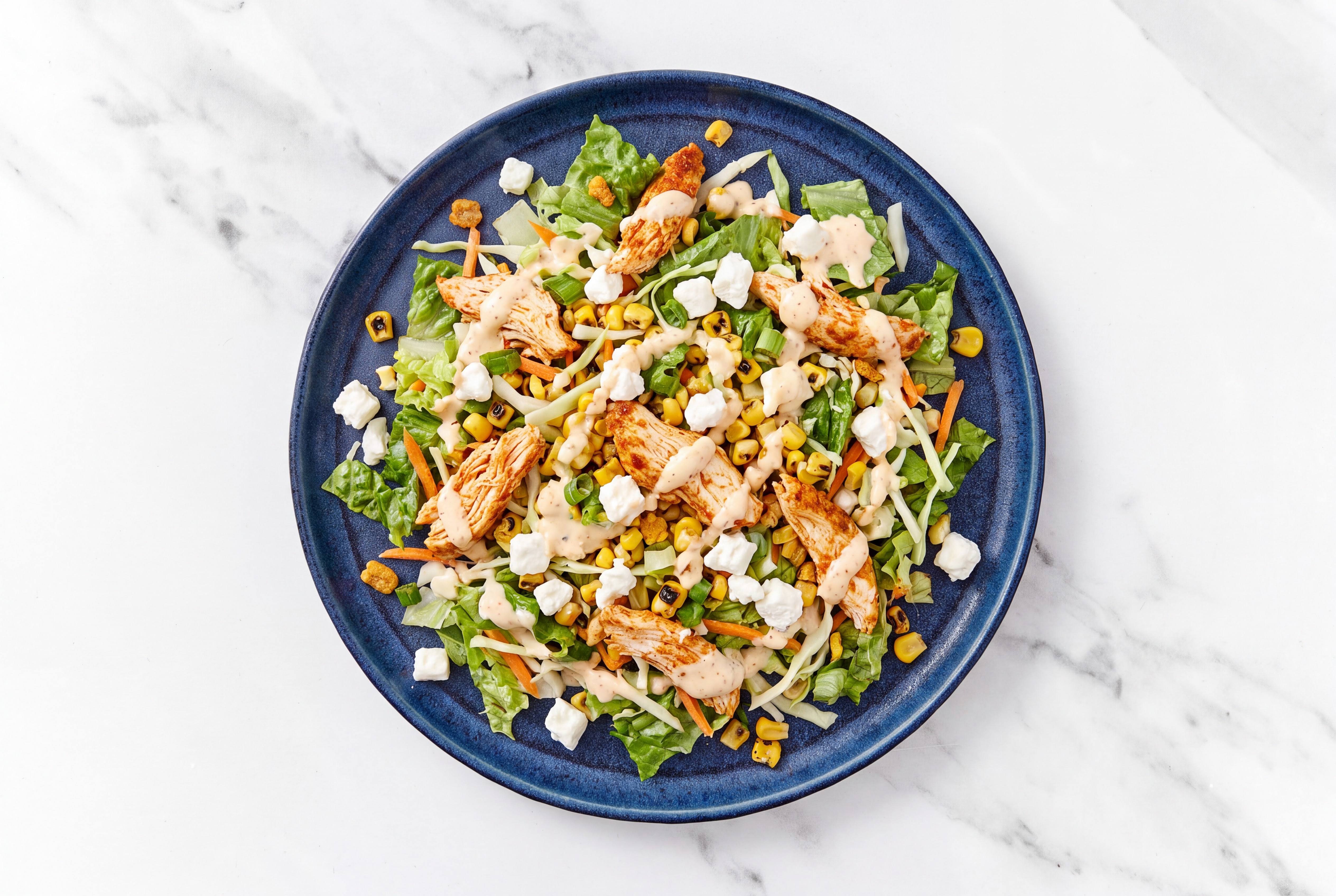 Creamy Chile Limon Street Corn Chicken Salad