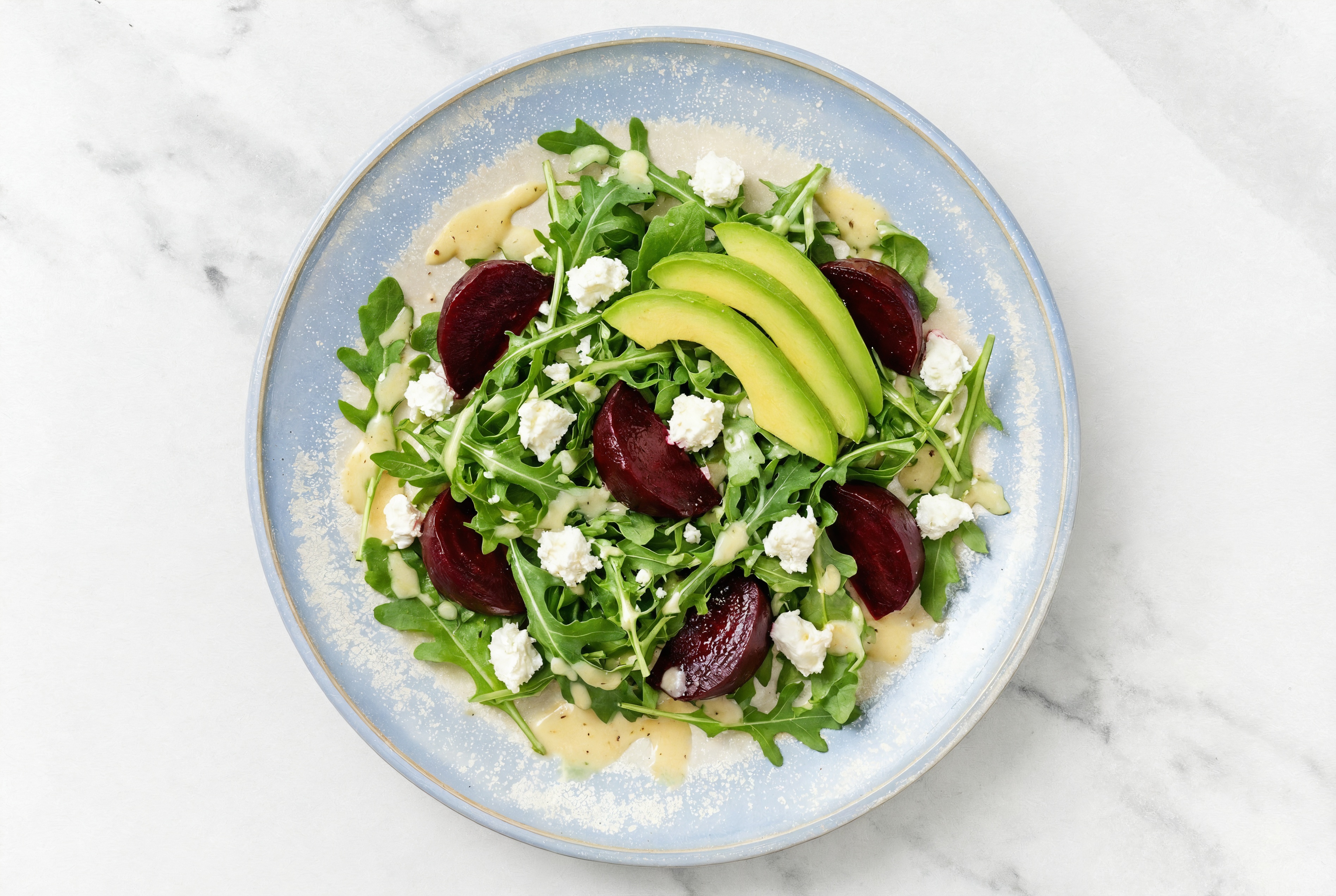 Beet, Original Sheep Cheese + Avocado Salad