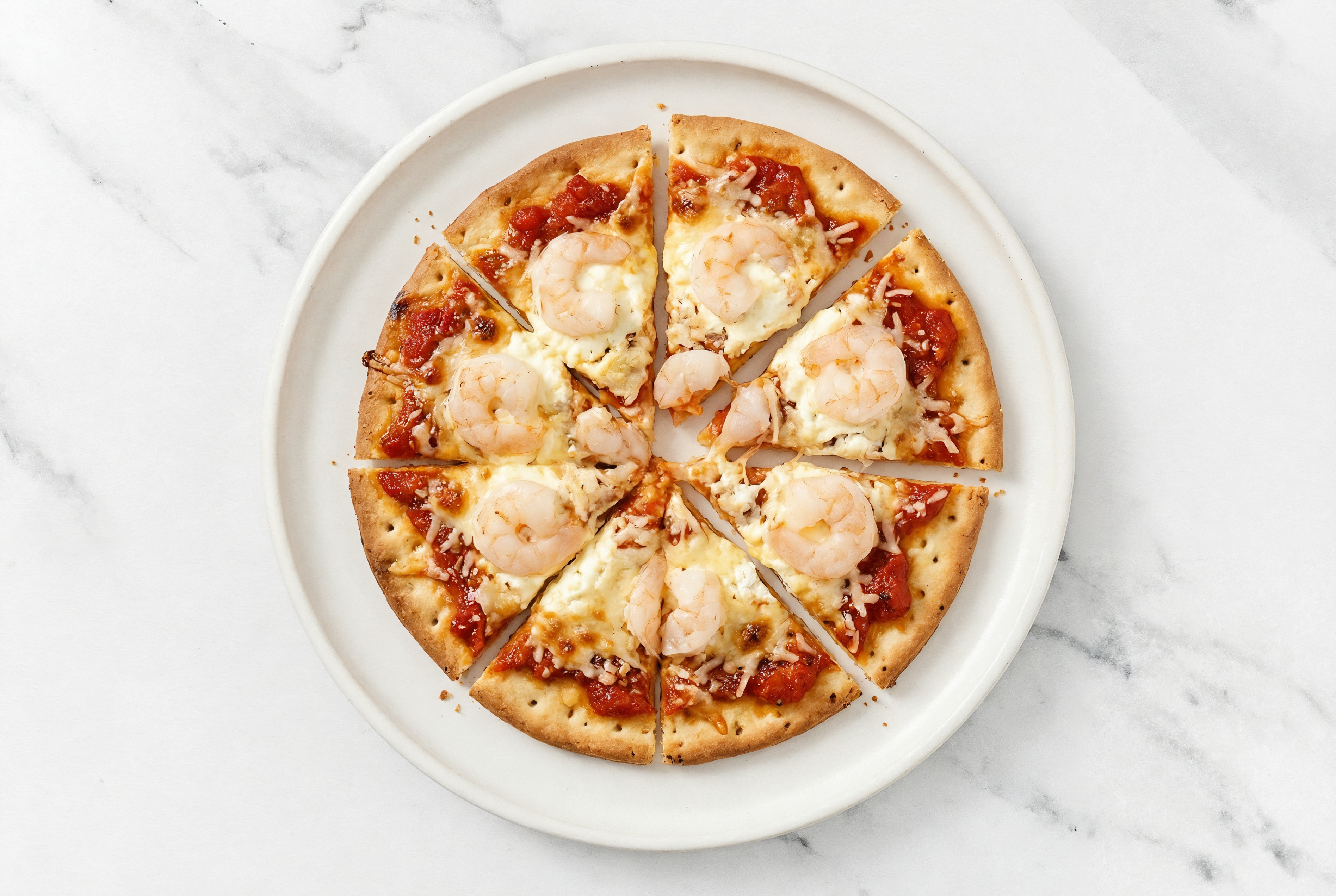 Creamy Gulf Shrimp Gluten-Free Pizza Crusts