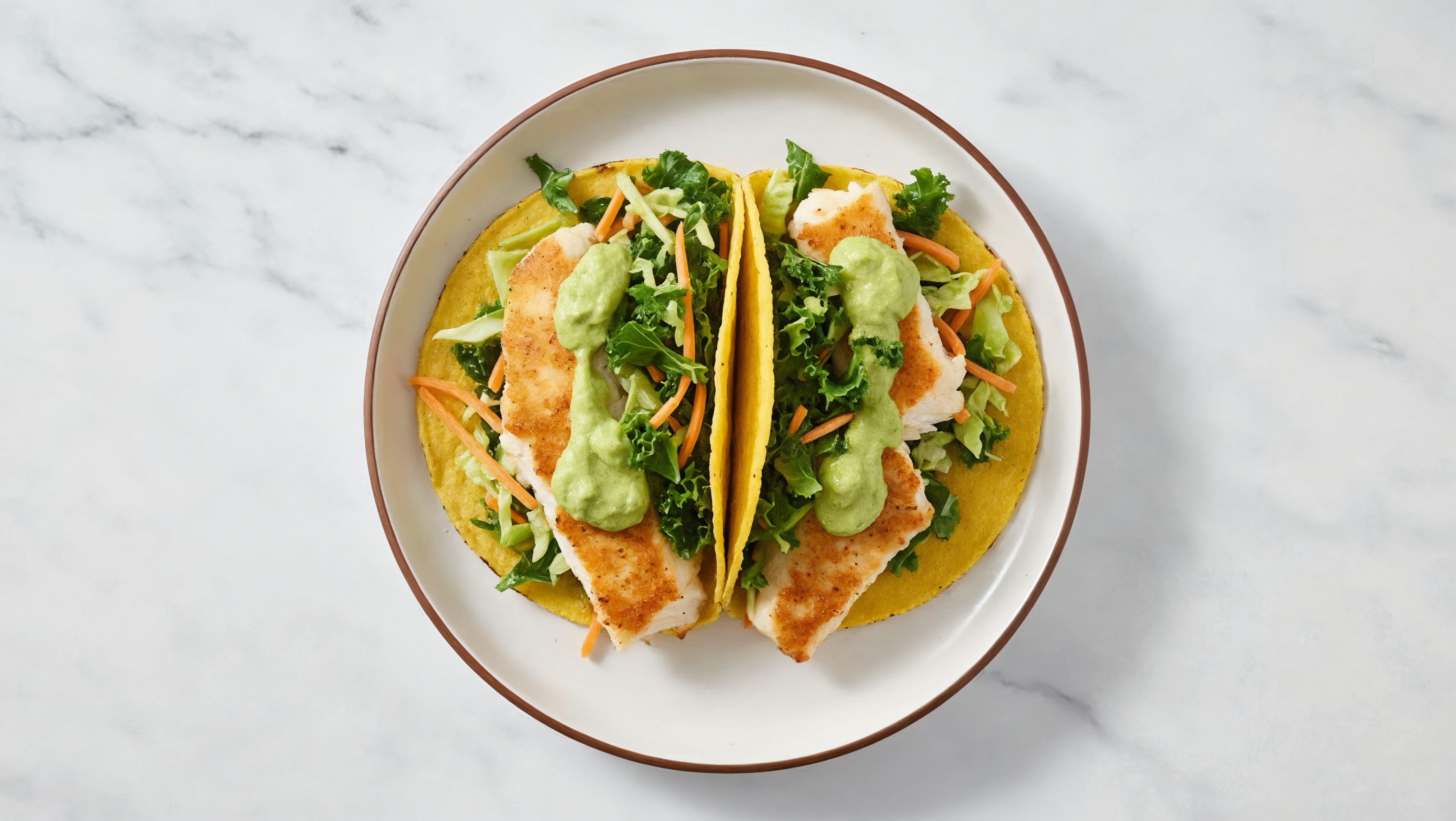 Hearty Baja Fish Tacos with Cod Fillet