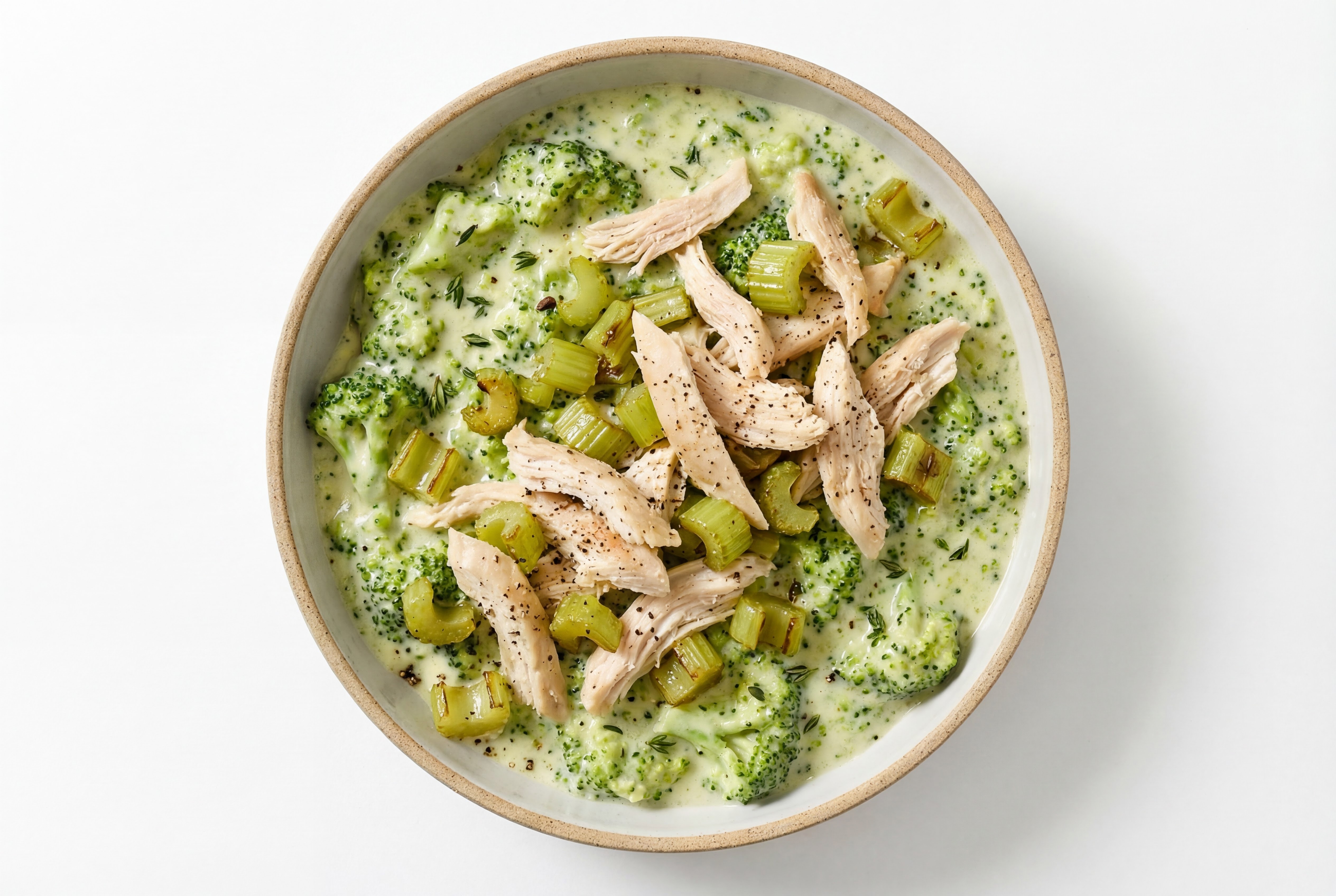 chickenページ Zesty Chicken + Creamy Organic Broccoli Mash with Classic Alfredo