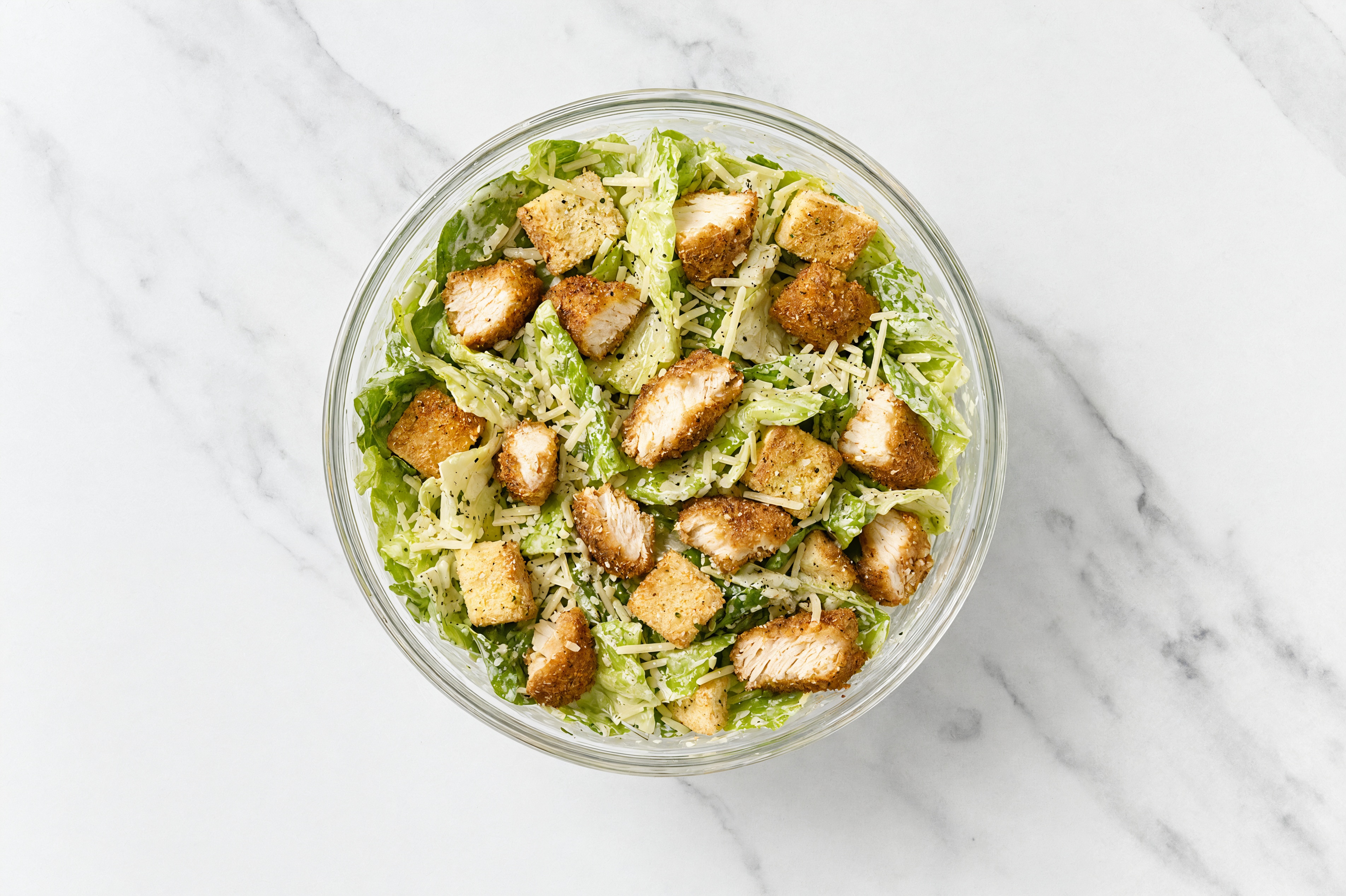 Crispy Buffalo Chicken Caesar Salad