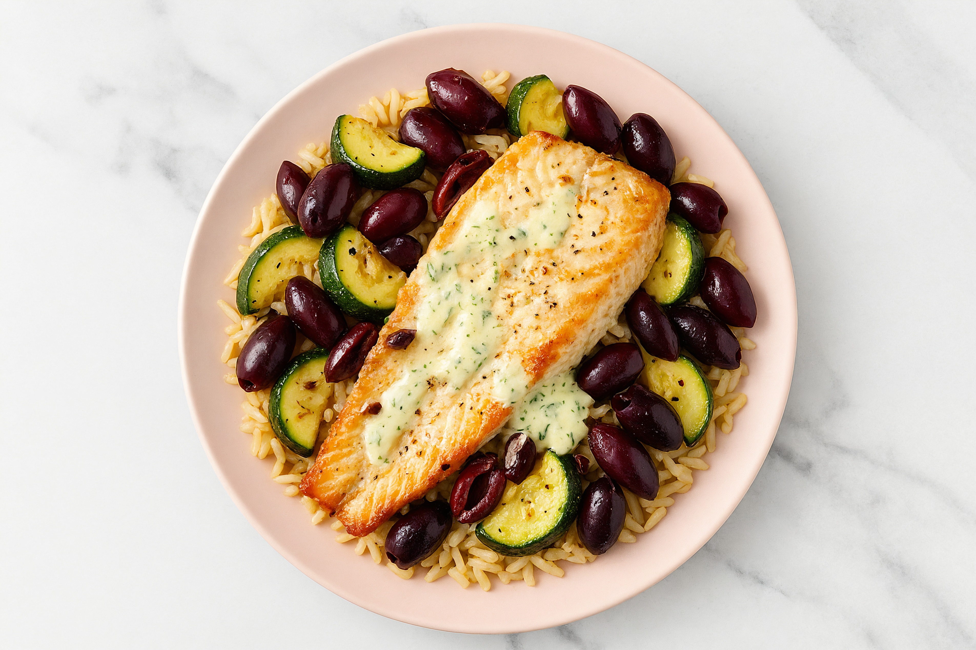  Mediterranean Trout Grain Bowl