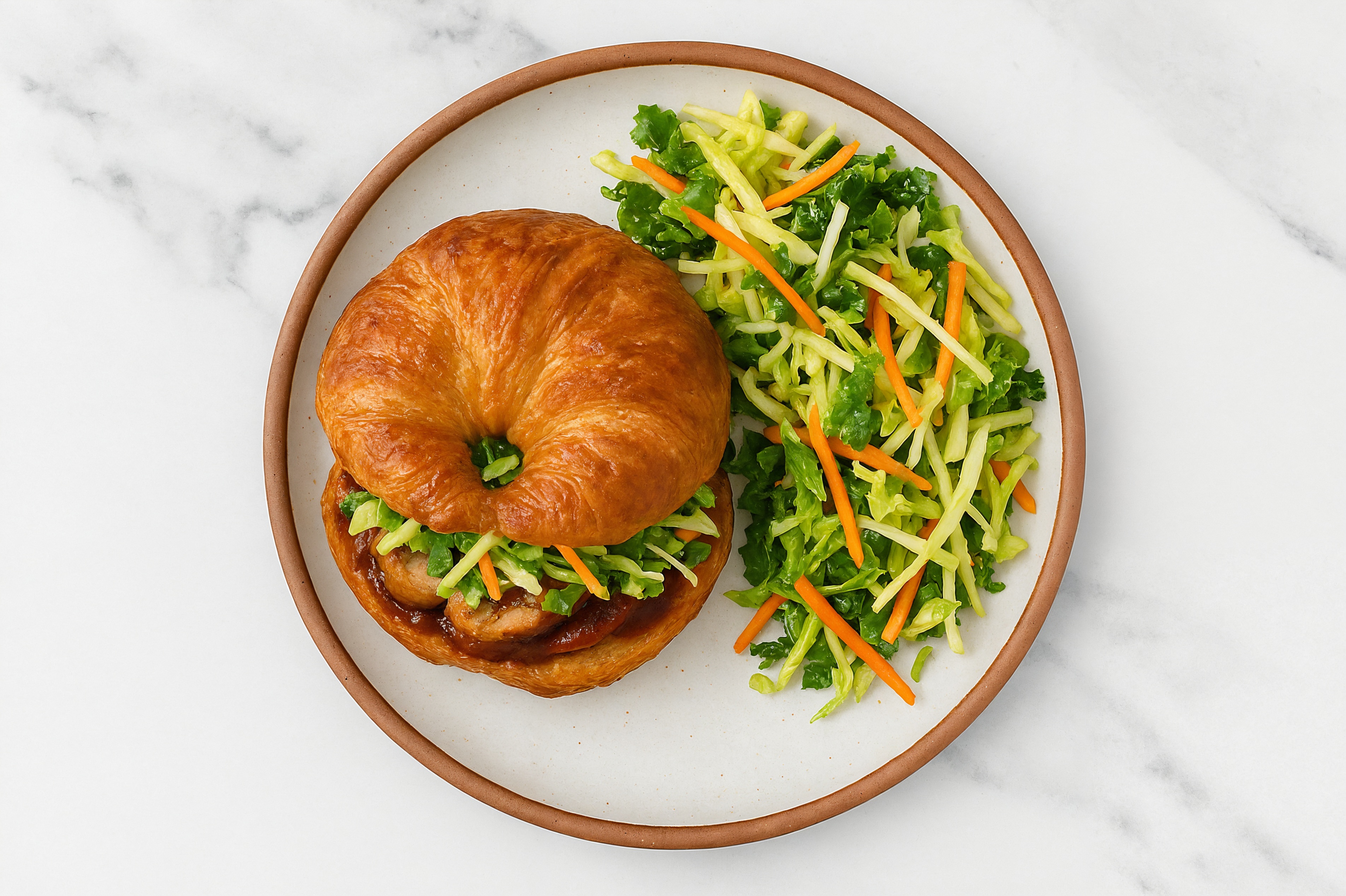 Herby All-American BBQ Pork Tenderloin Sandwich with Original BBQ