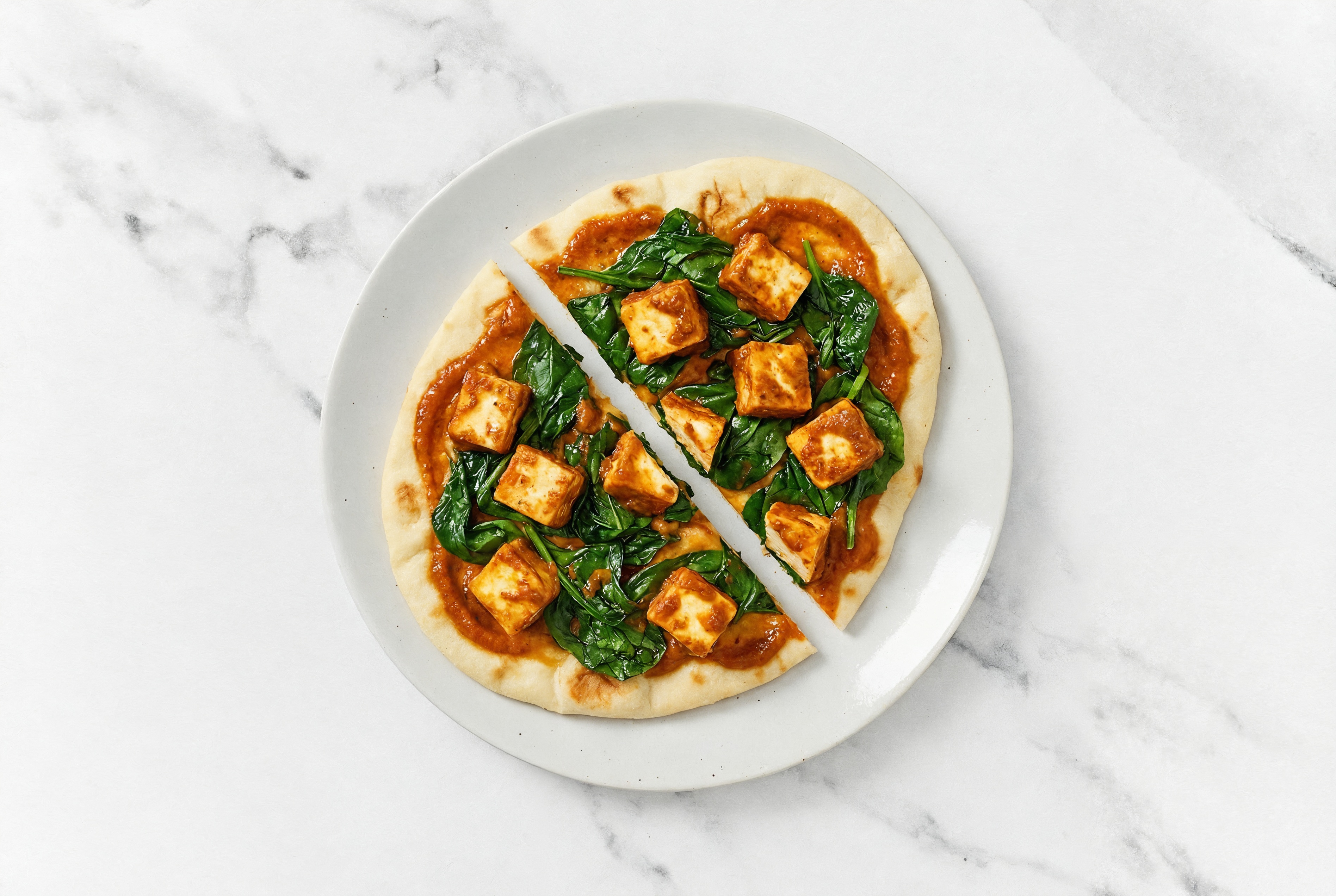 Tandoori Paneer + Organic Spinach Flatbread with Traditional Naan