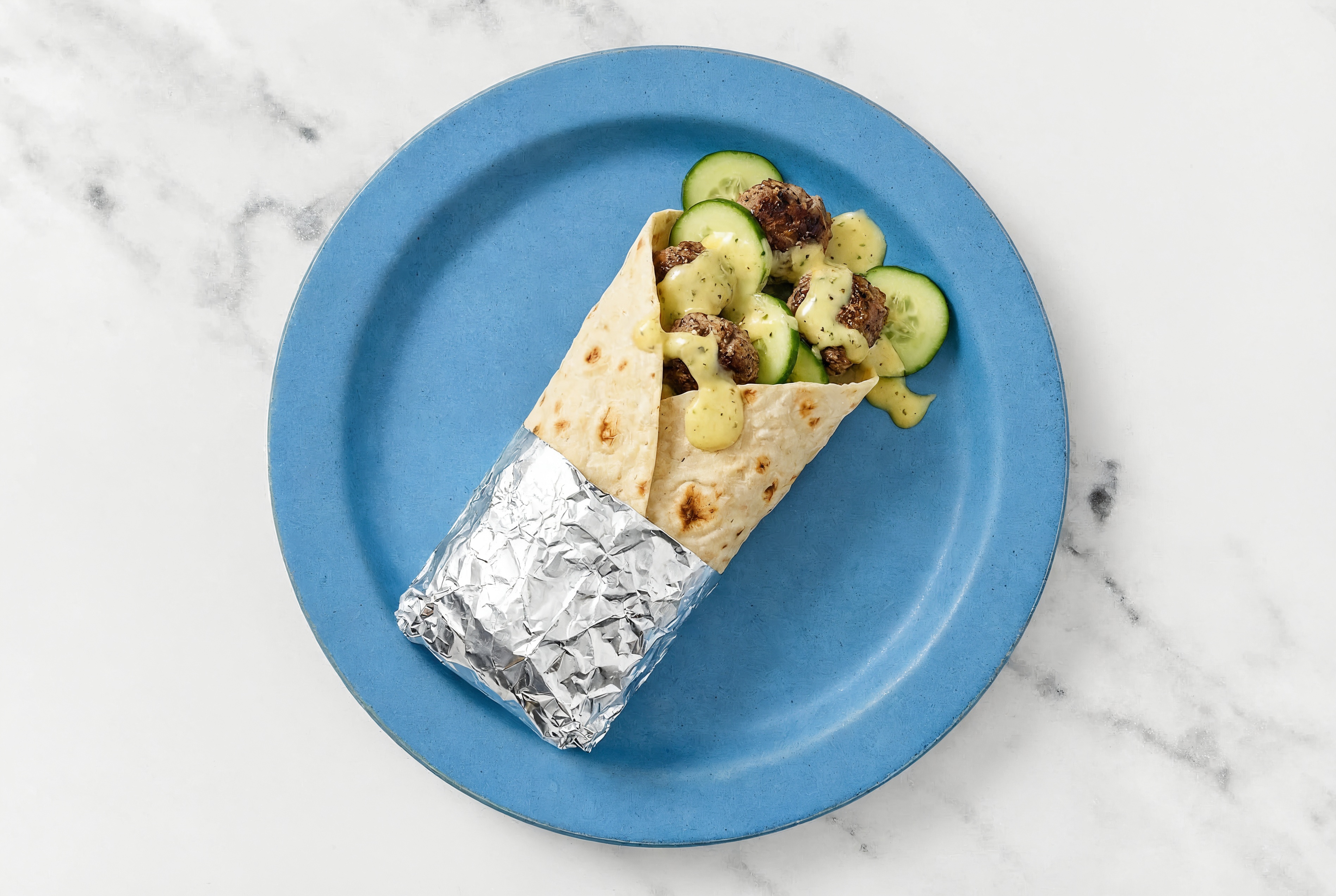 Herby Lamb Kofta Lavash Wrap