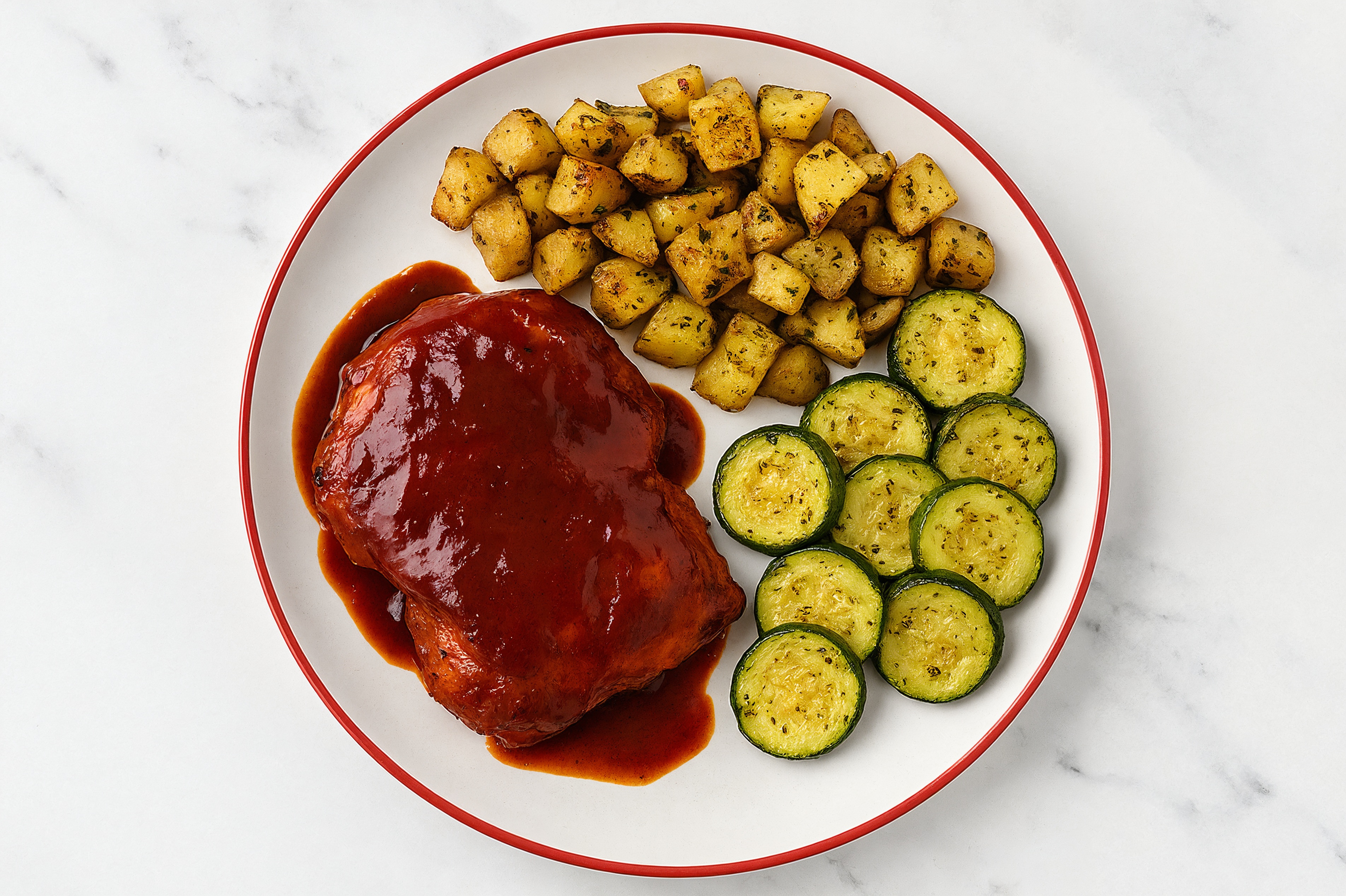 Backyard BBQ Chicken + Potato Plate with Original BBQ