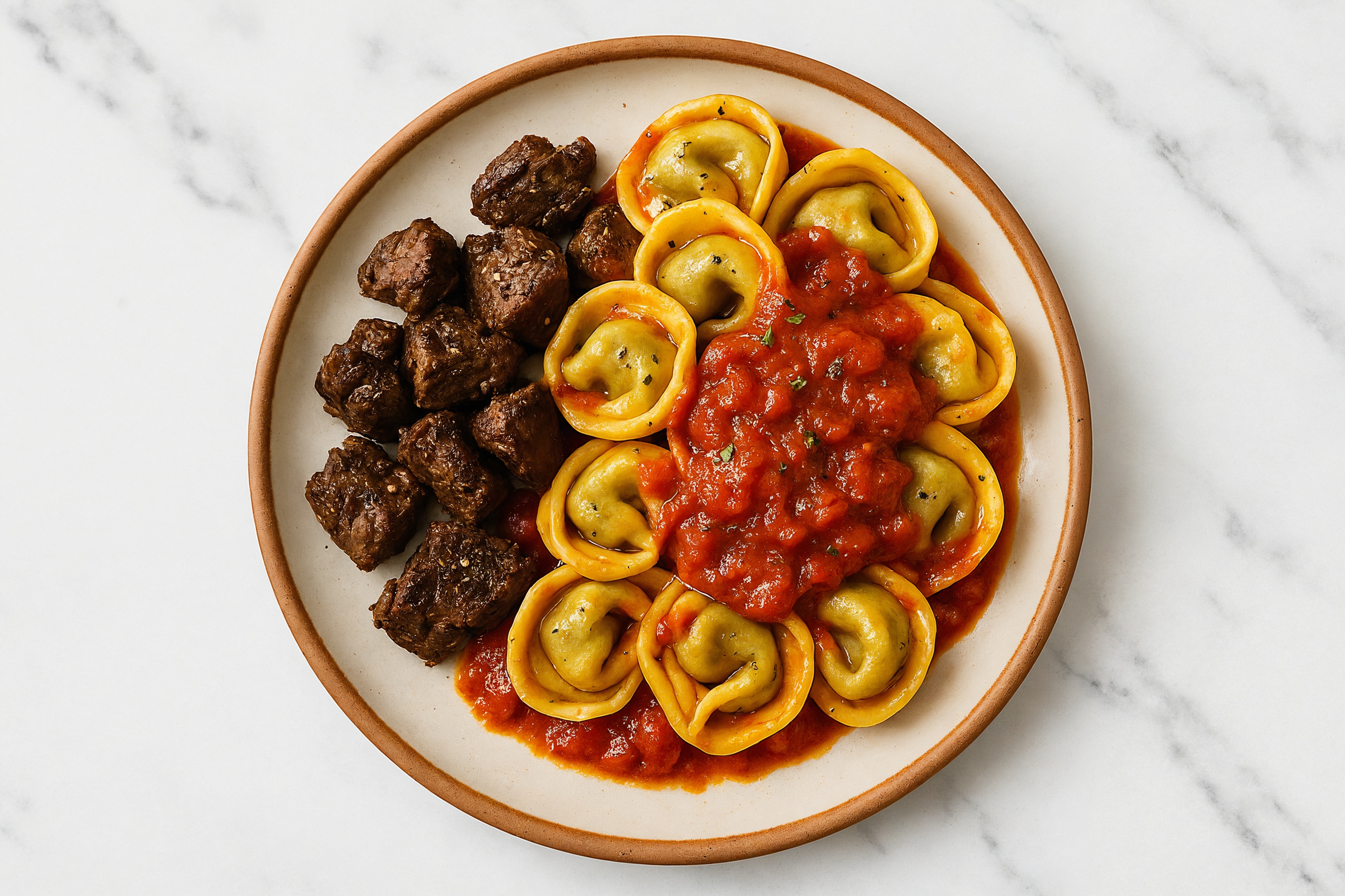 Italian Wagyu Beef Cheese Tortellini Marinara