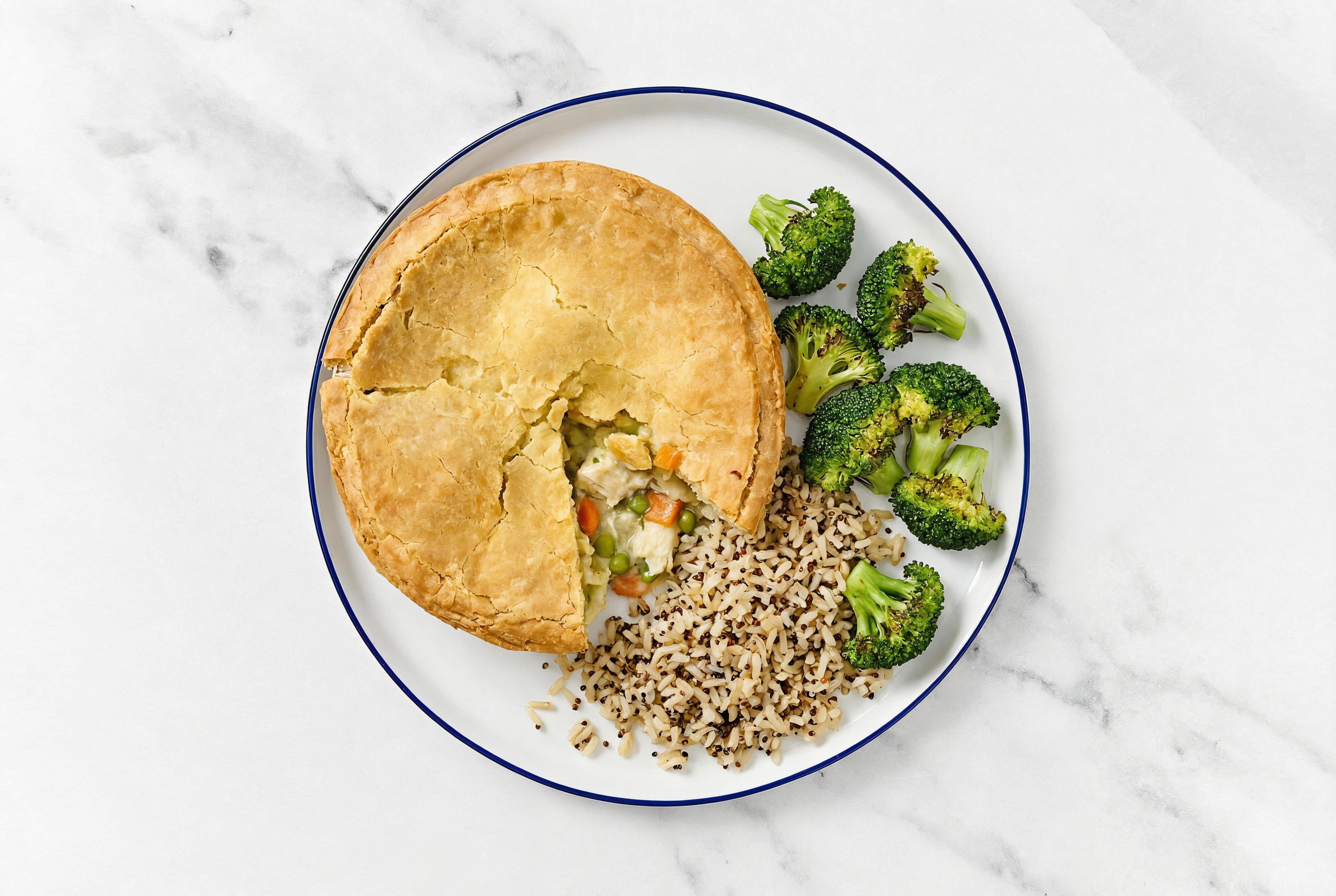 Chicken Pot Pie with Broccoli & Quinoa Blend