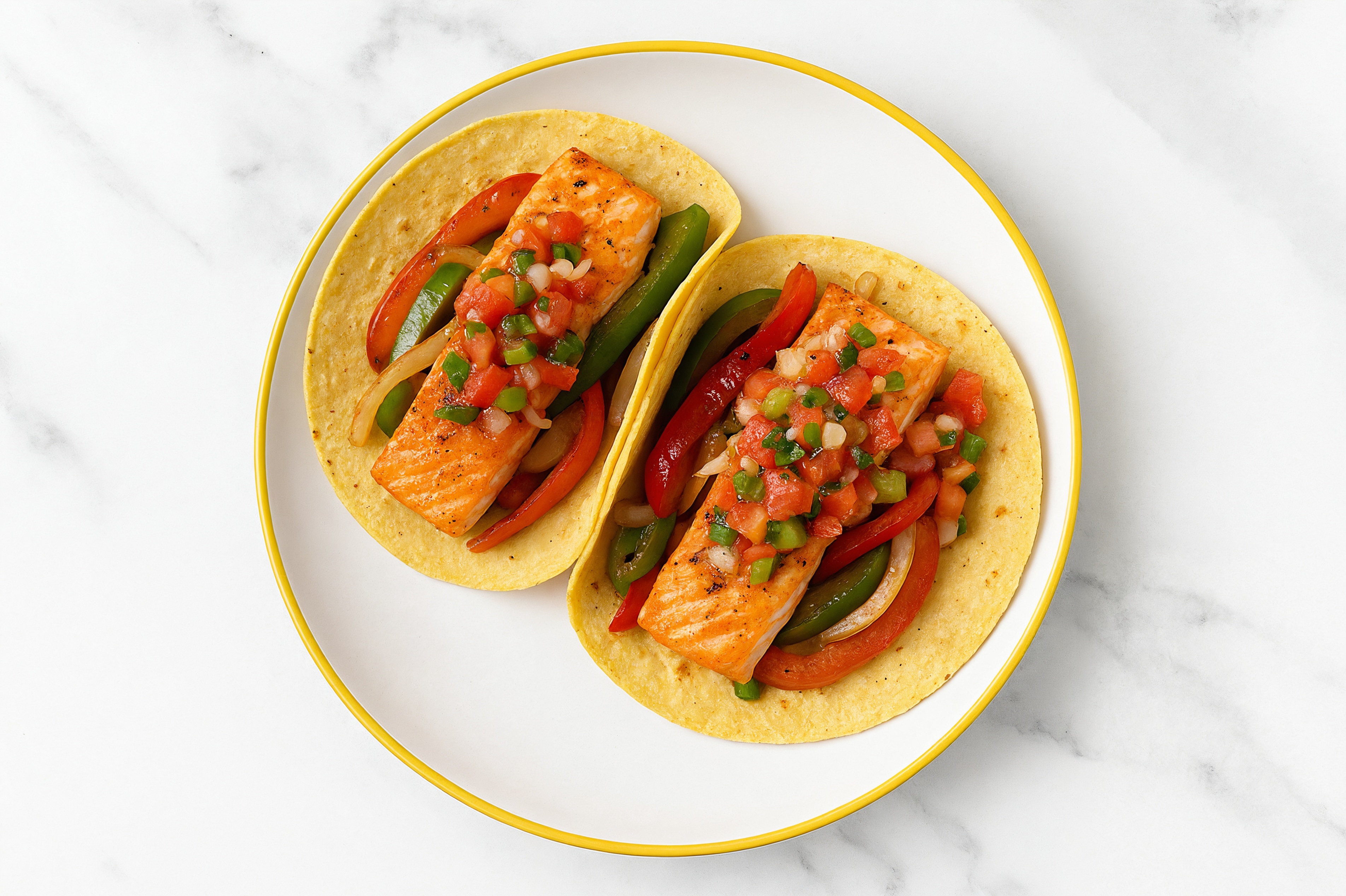 Hearty  Salmon Tacos