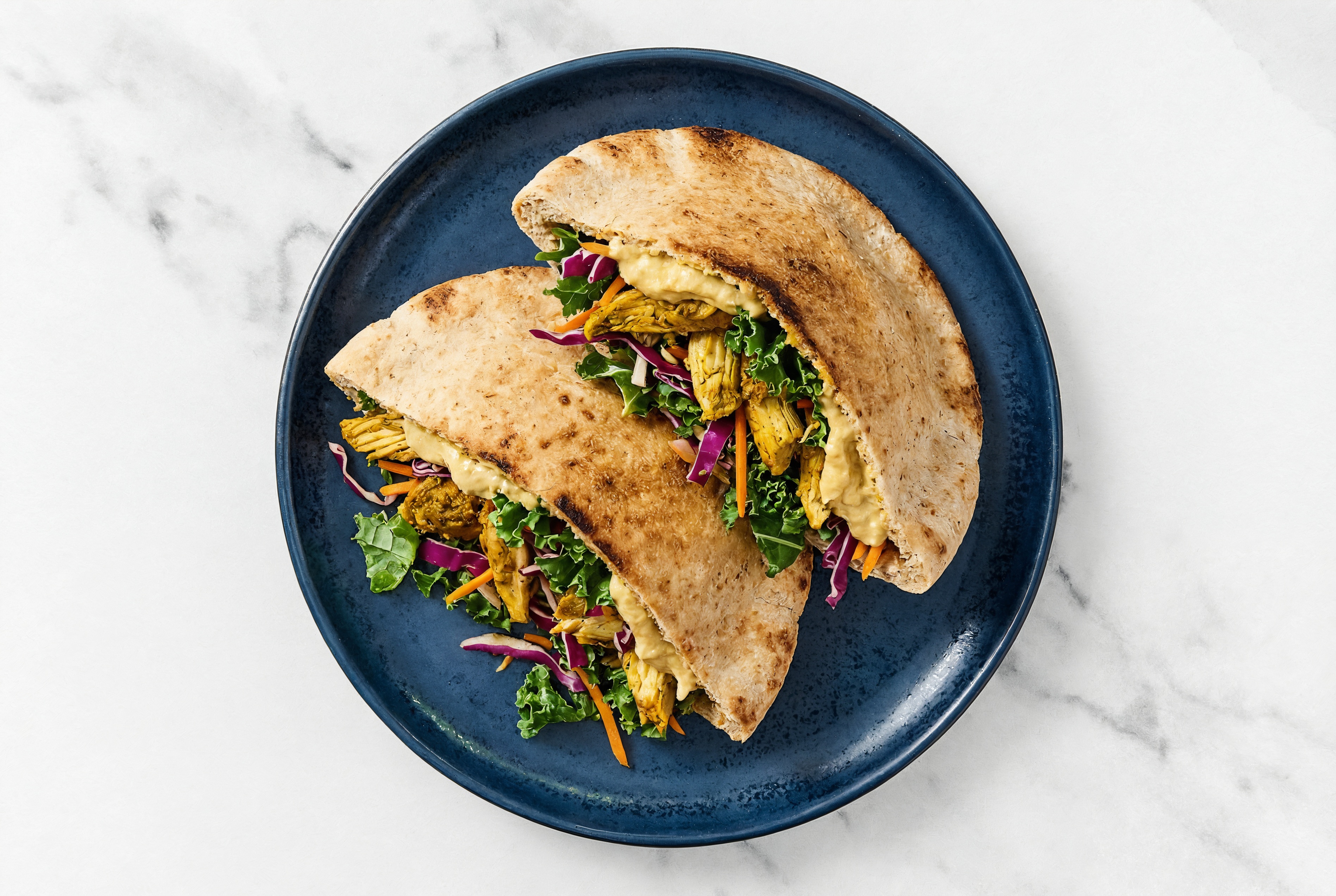 Shawarma Chicken French Onion Hummus Whole Grain Pita Pockets