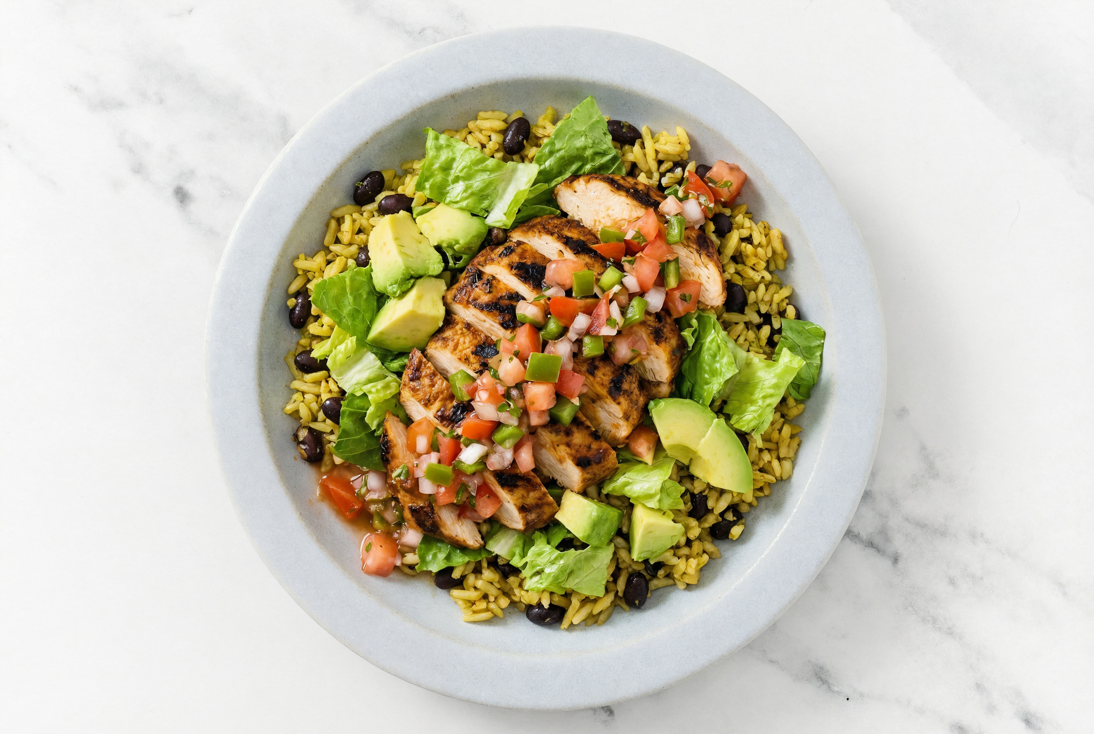 Better-Than-Takeout Spicy Chicken Burrito Bowl