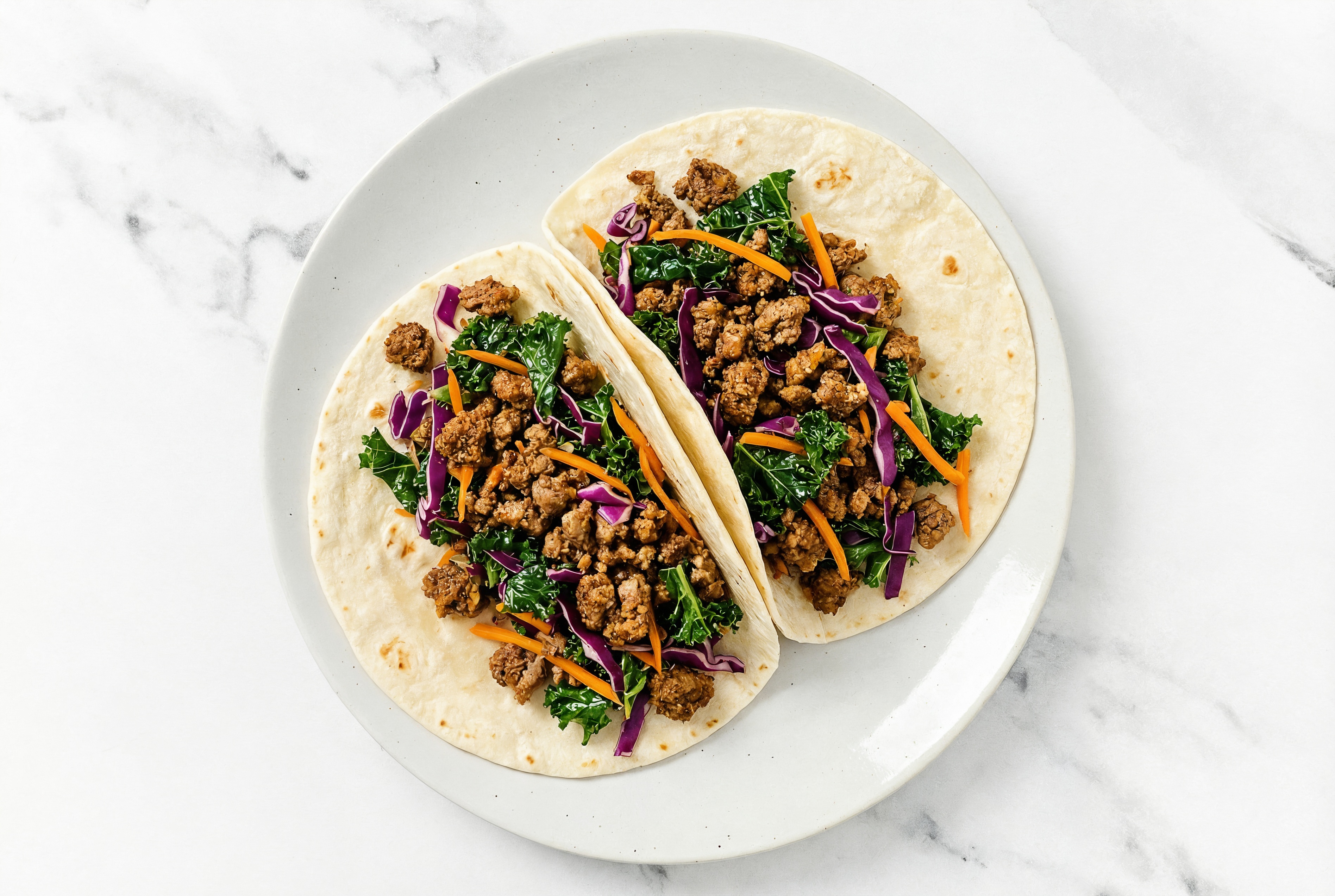 Hearty Classic Lamb Tacos with Rainbow Slaw
