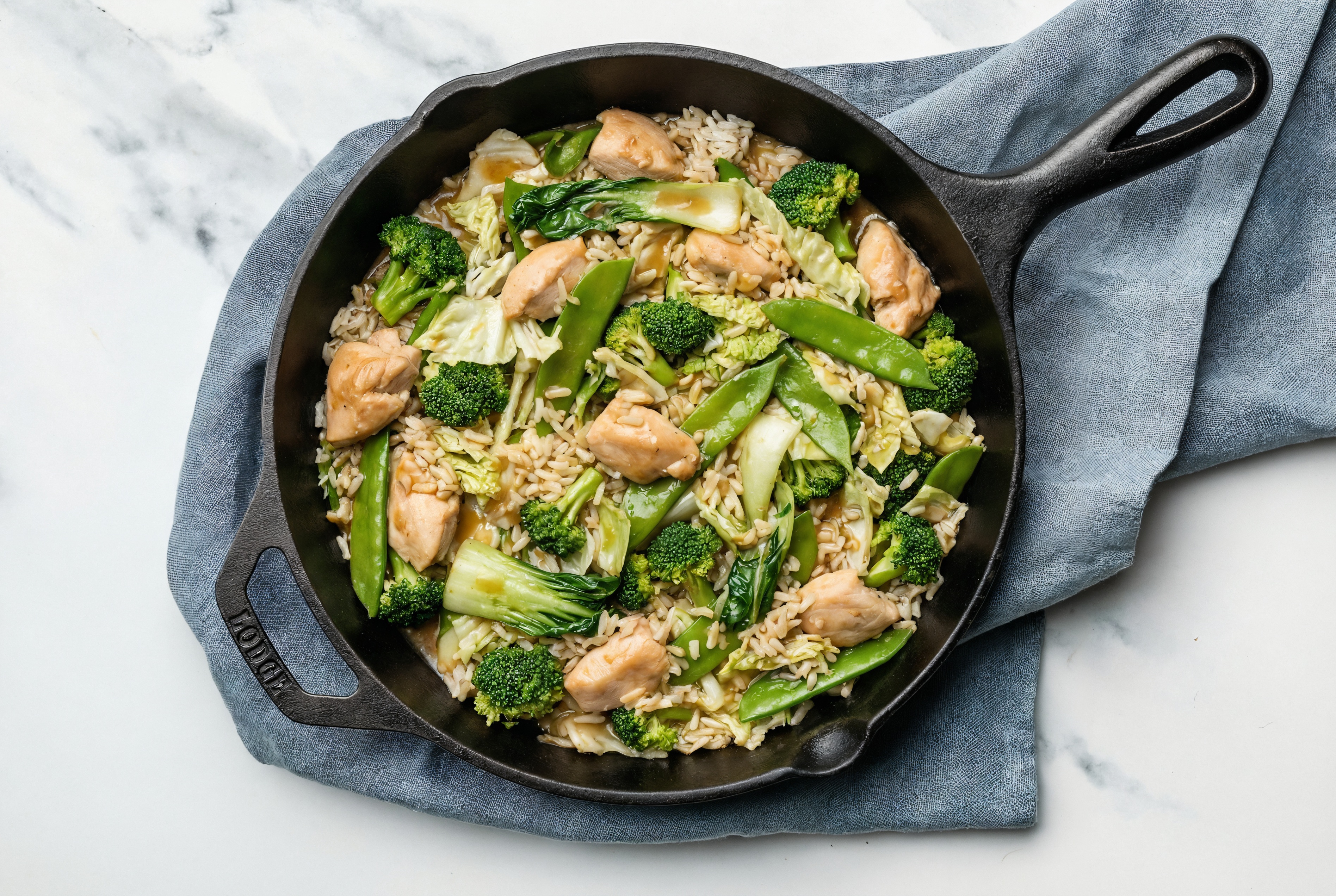 Ginger Ponzu Chicken Stir-Fry