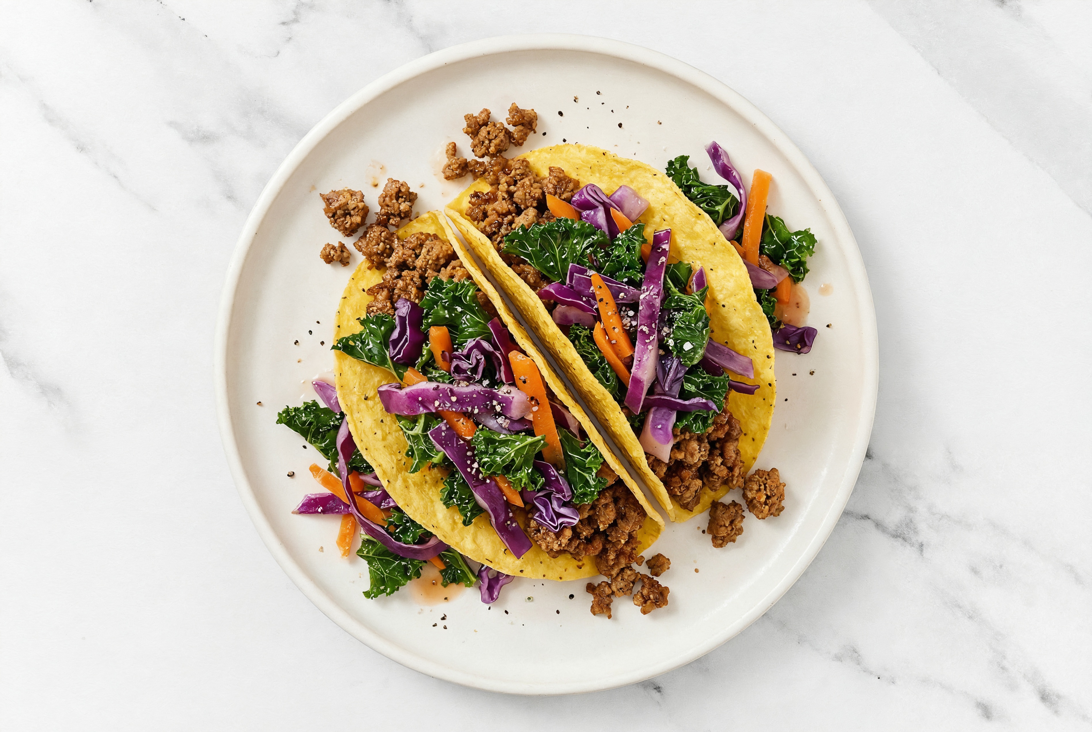 Garden Classic Lamb Tacos with Rainbow Slaw