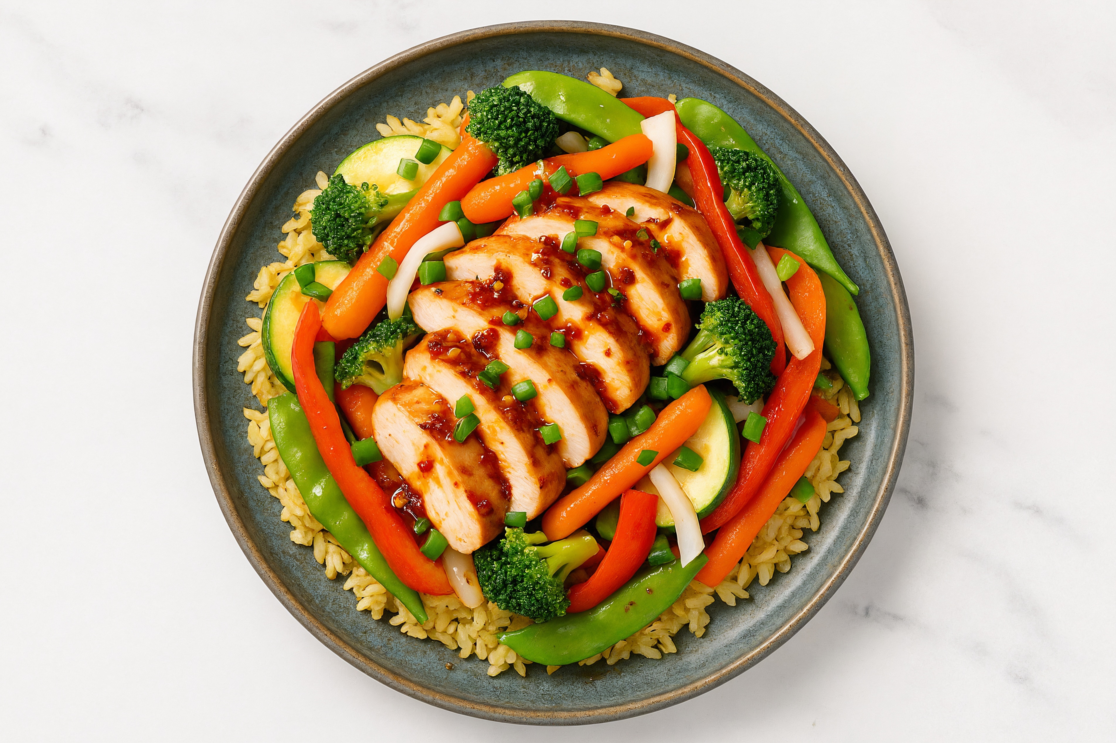 Chili Crisp Chicken Breast Rice Bowl