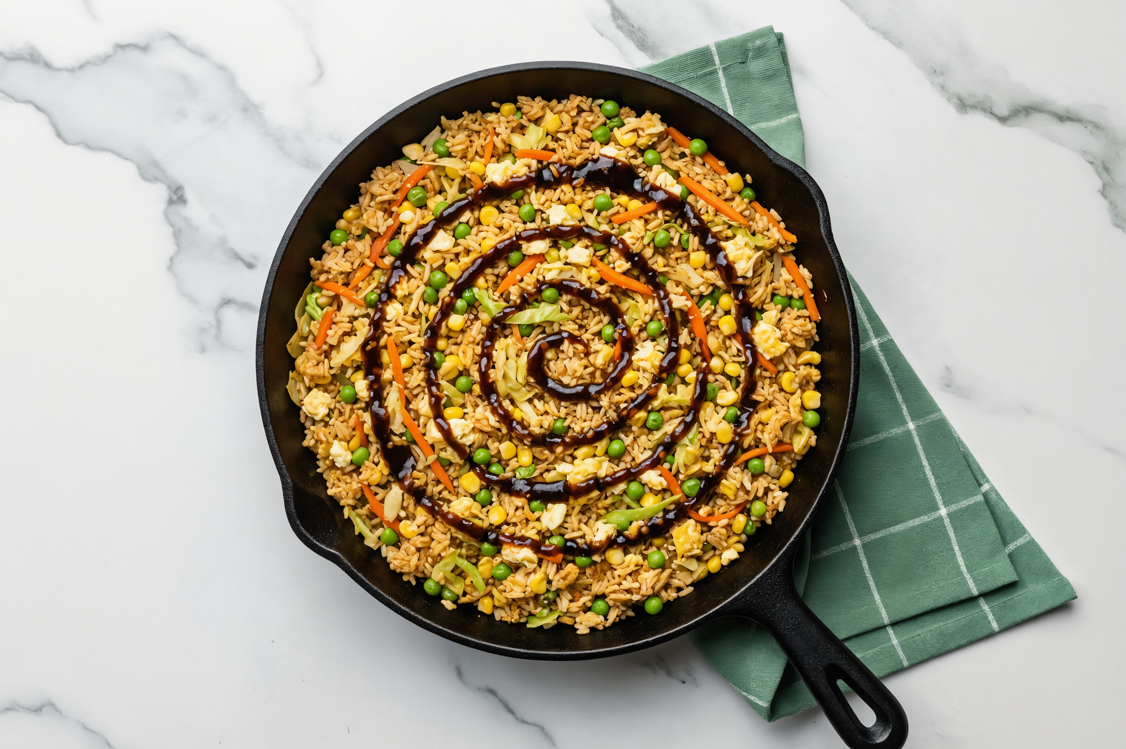 Japanese BBQ Egg White + Vegetable Fried Rice