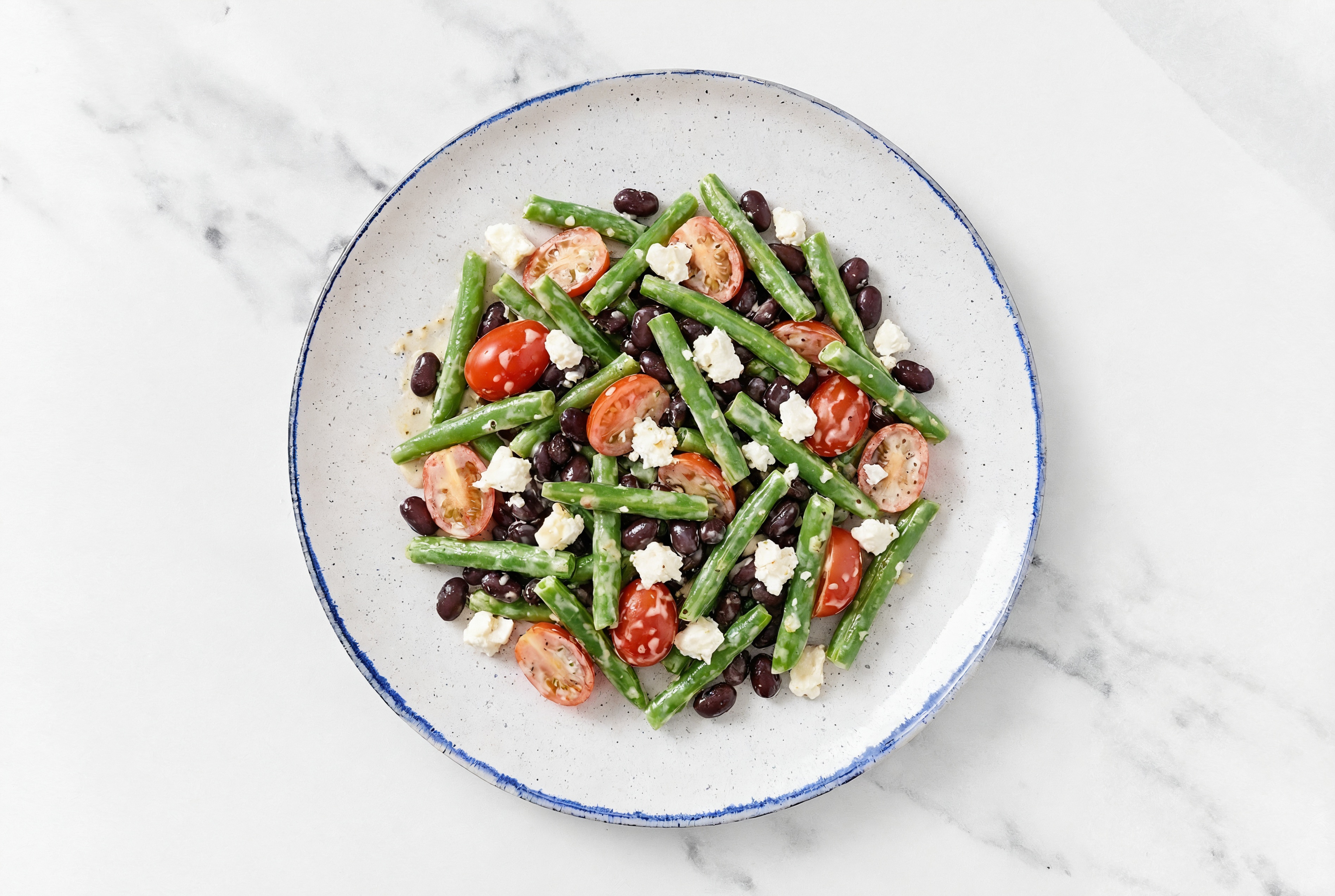 Herby Mediterranean Feta Chopped Salad