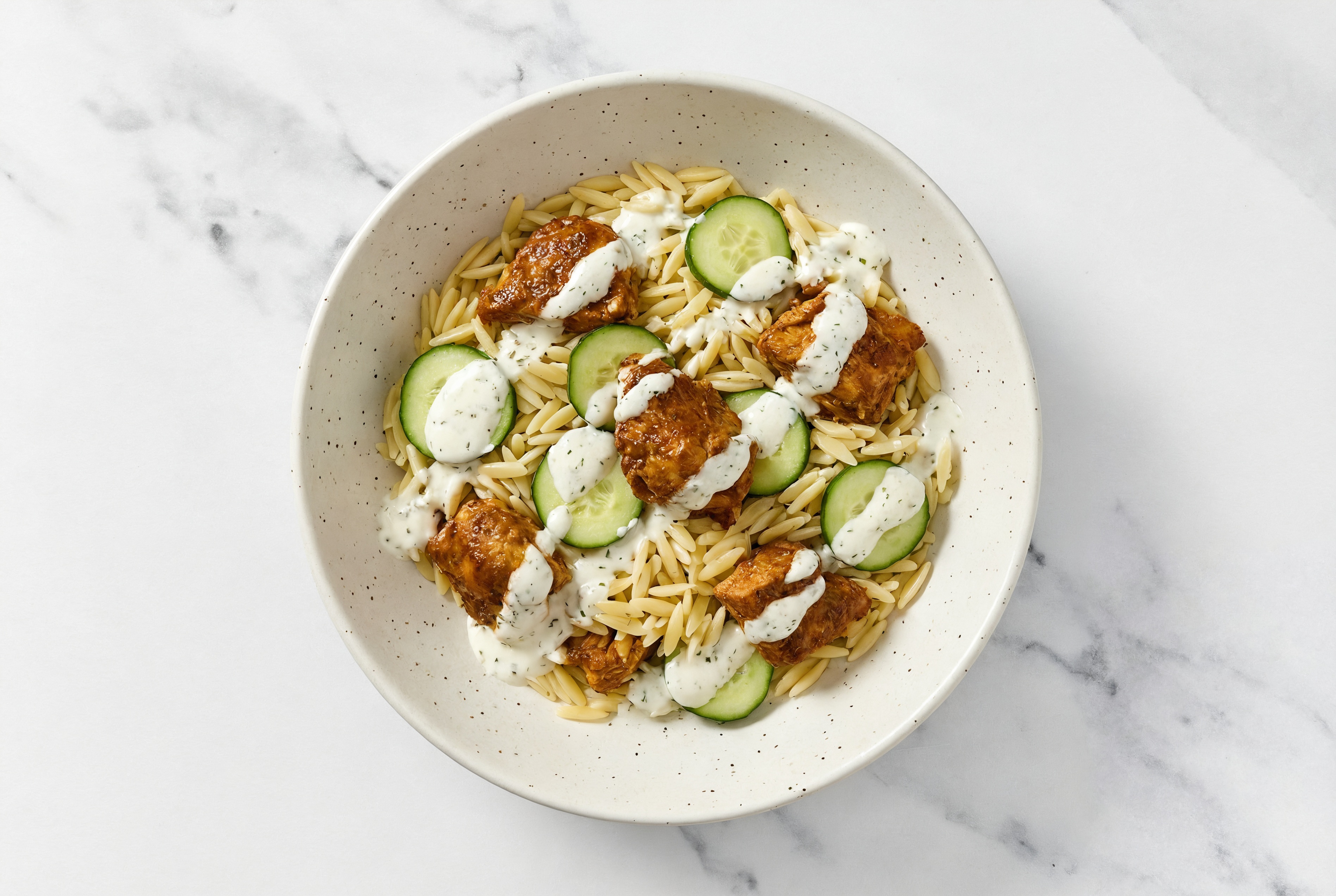 Tandoori Chicken + Orzo Ranch Bowl