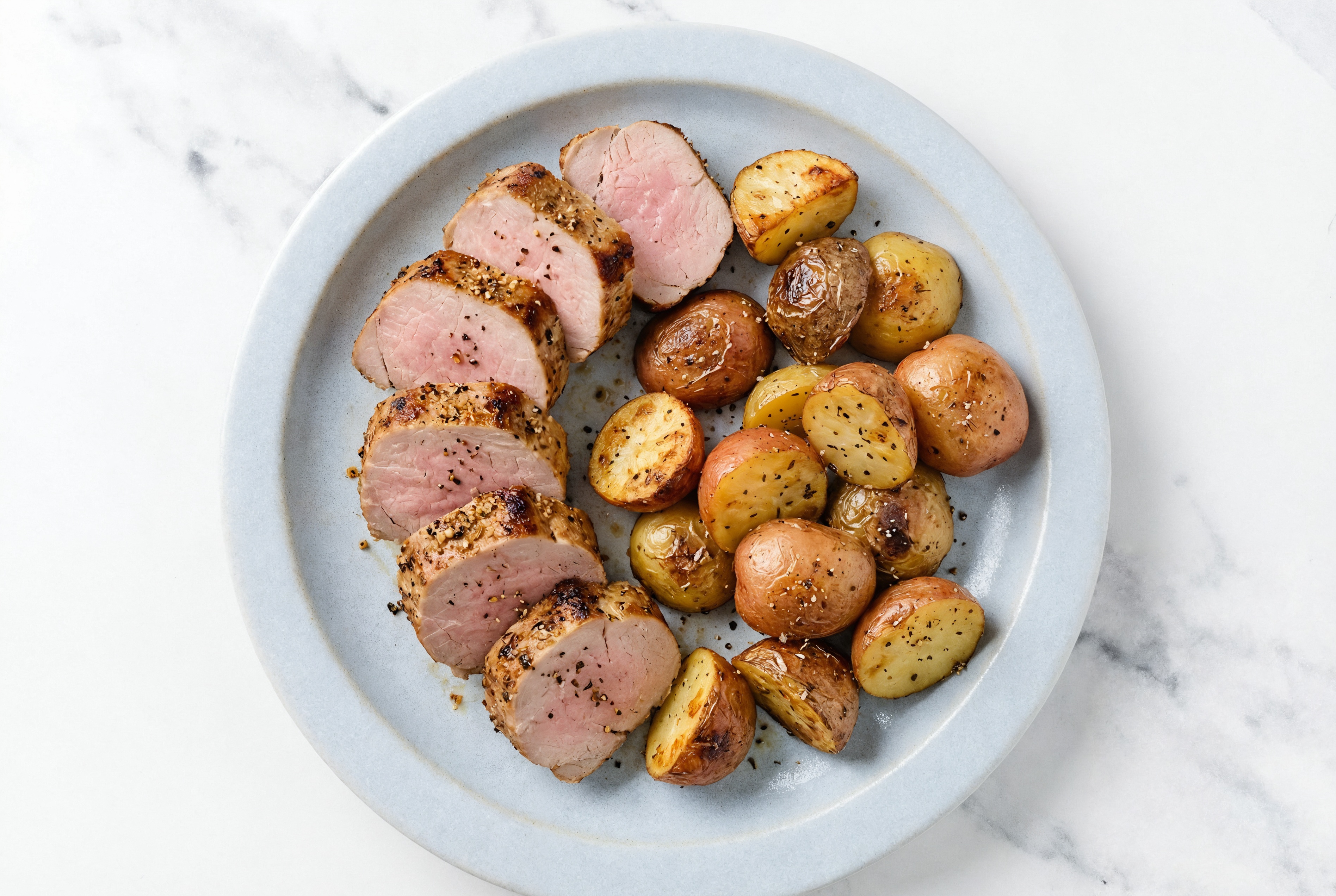Pork Tenderloin + Roasted Potatoes