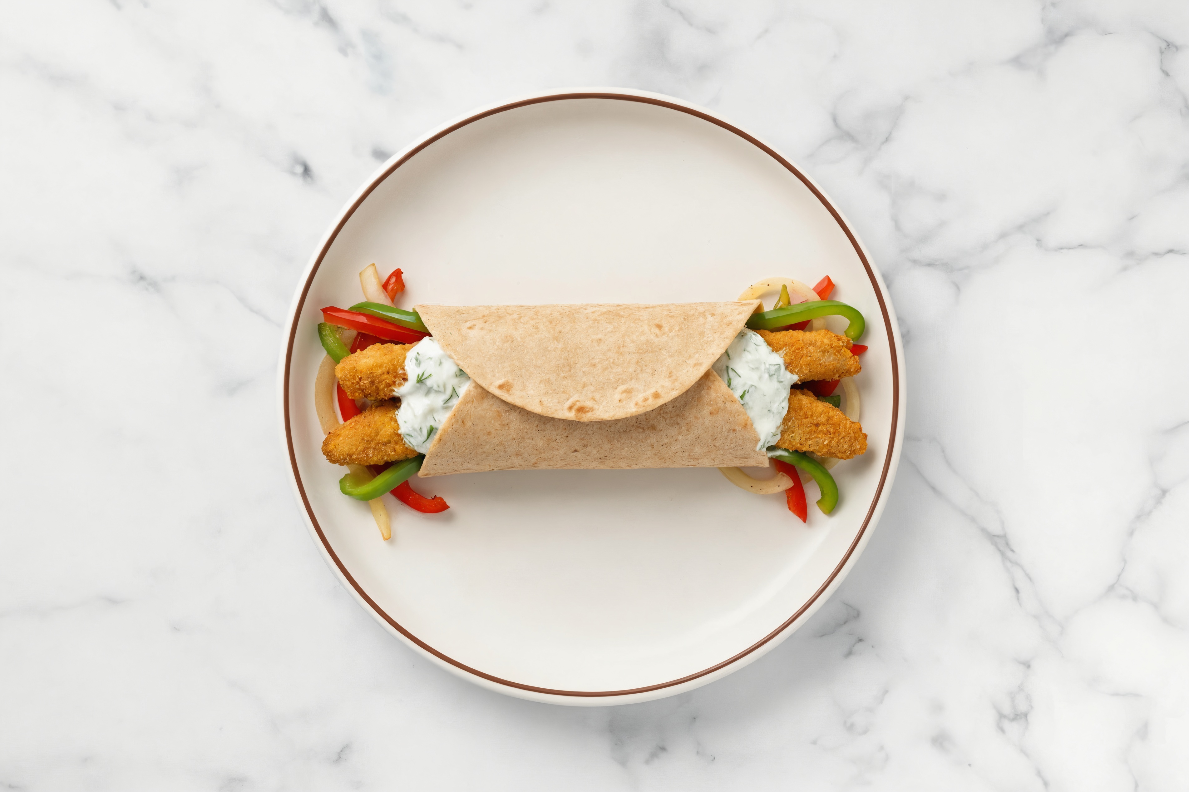 Tzatziki "Chicken" Wraps