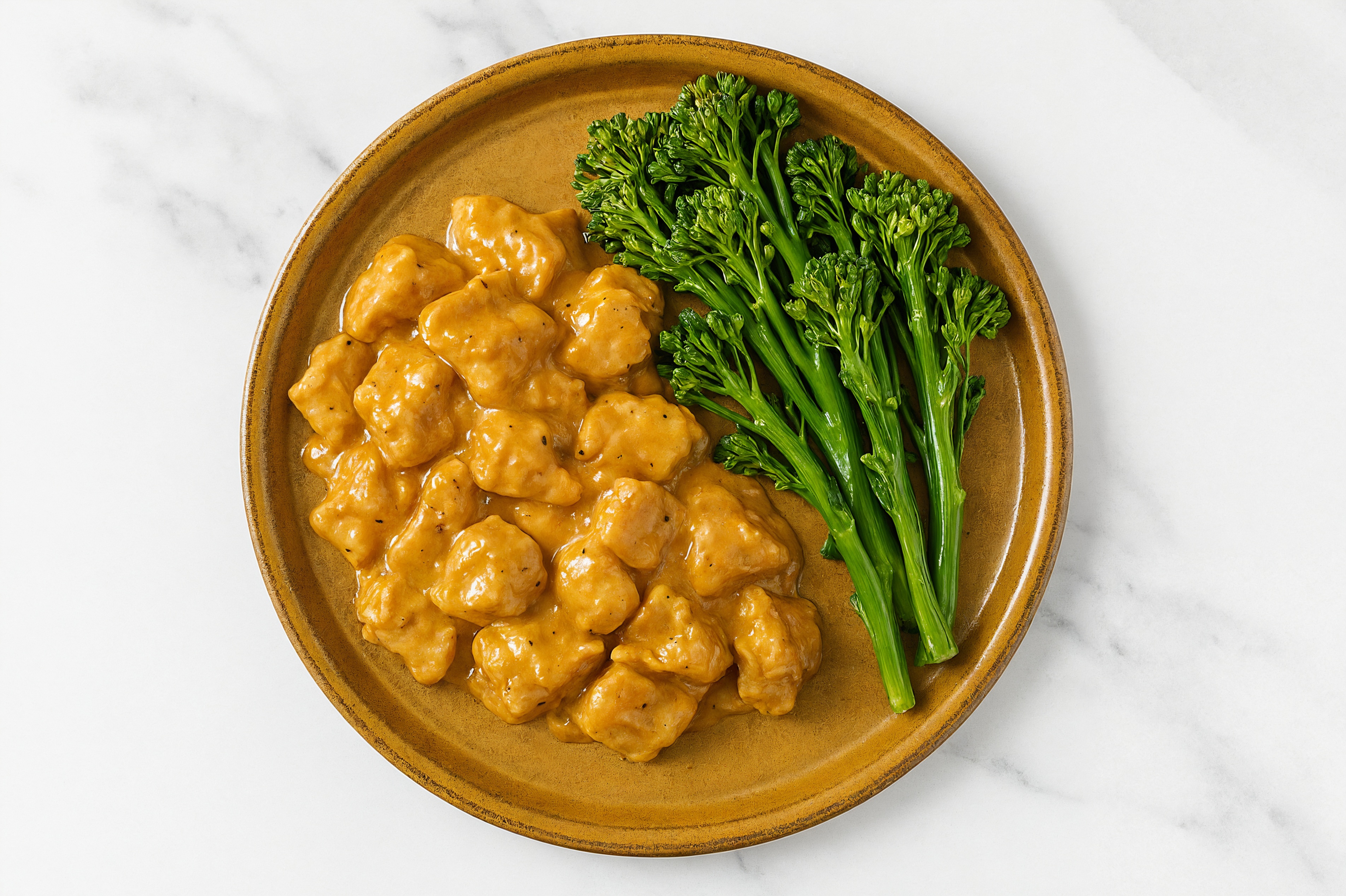 Roasted Garlic Chicken + Baby Broccoli