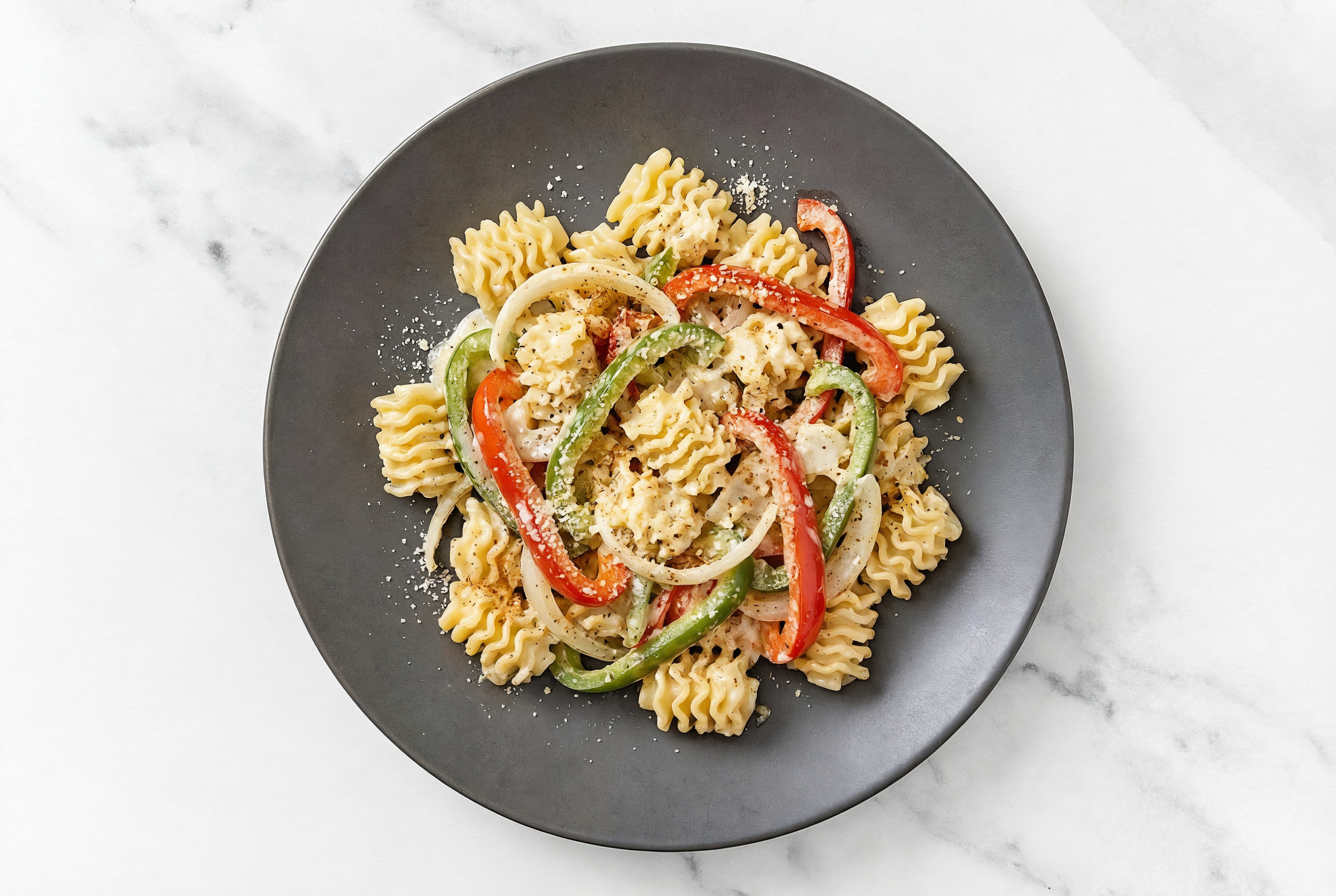 Creamy Creole-Style Protein Pasta with Classic Alfredo
