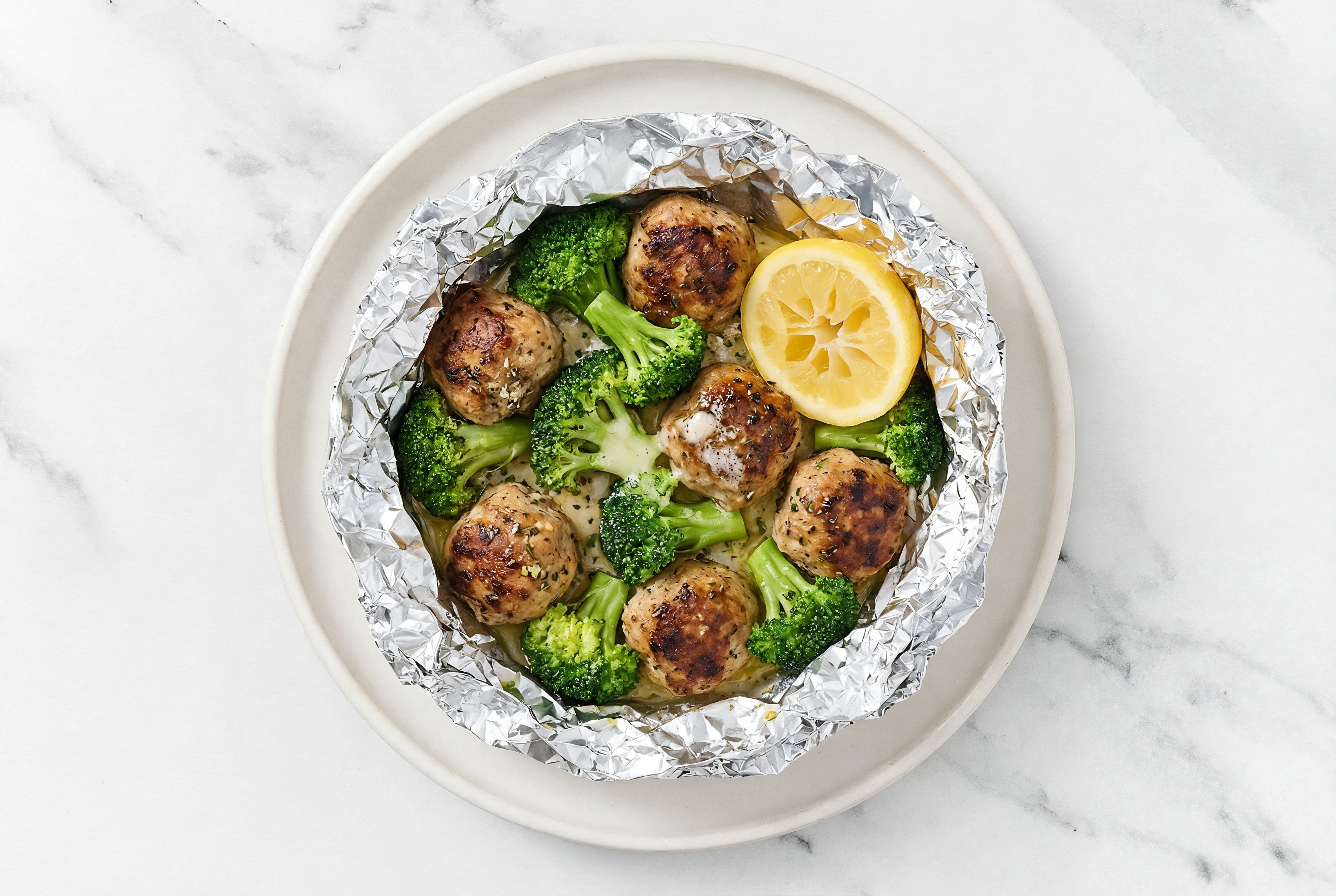 Easiest Lemony Turkey Meatballs