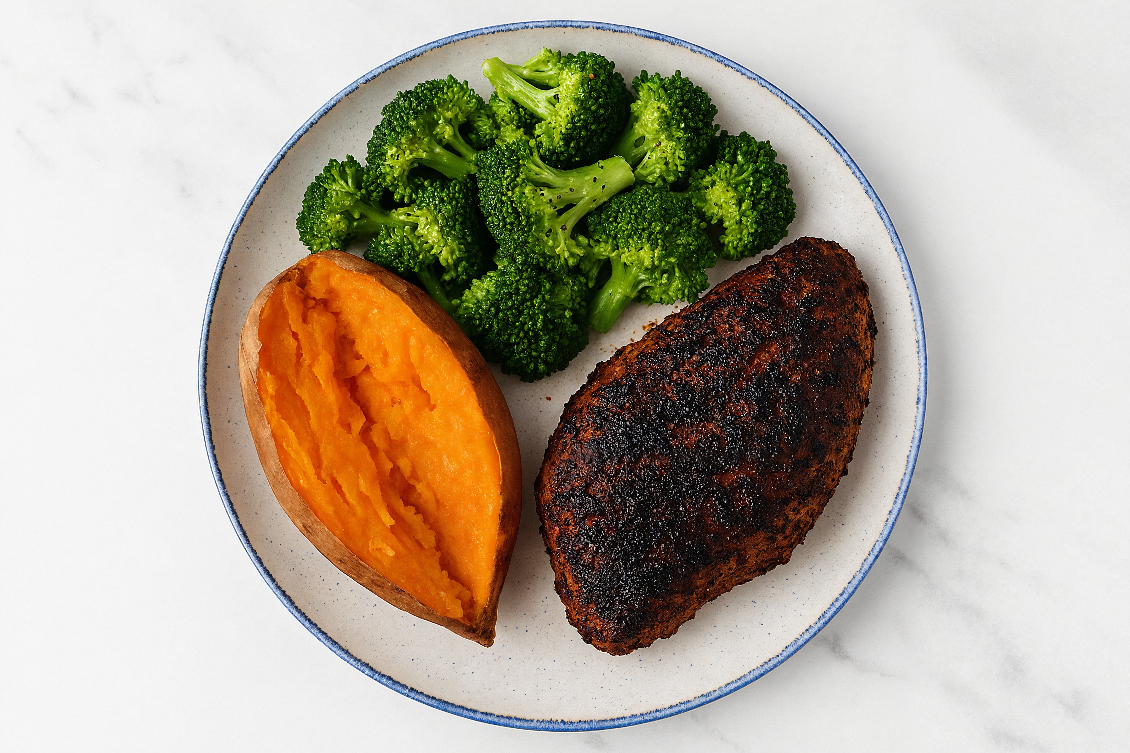Blackened Chicken Breast + Organic Broccoli