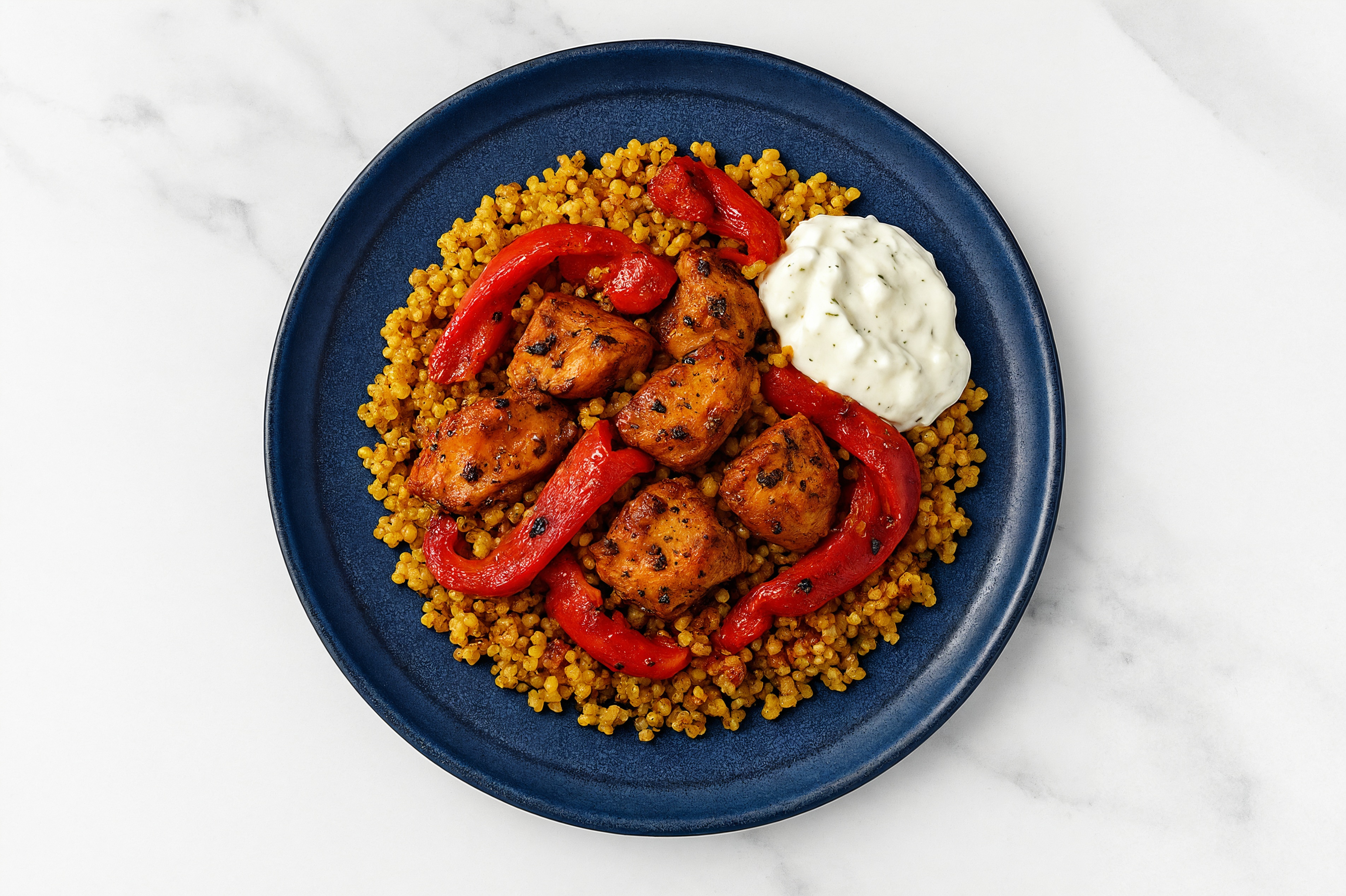 Rotisserie Chicken + Moroccan Couscous Bowl