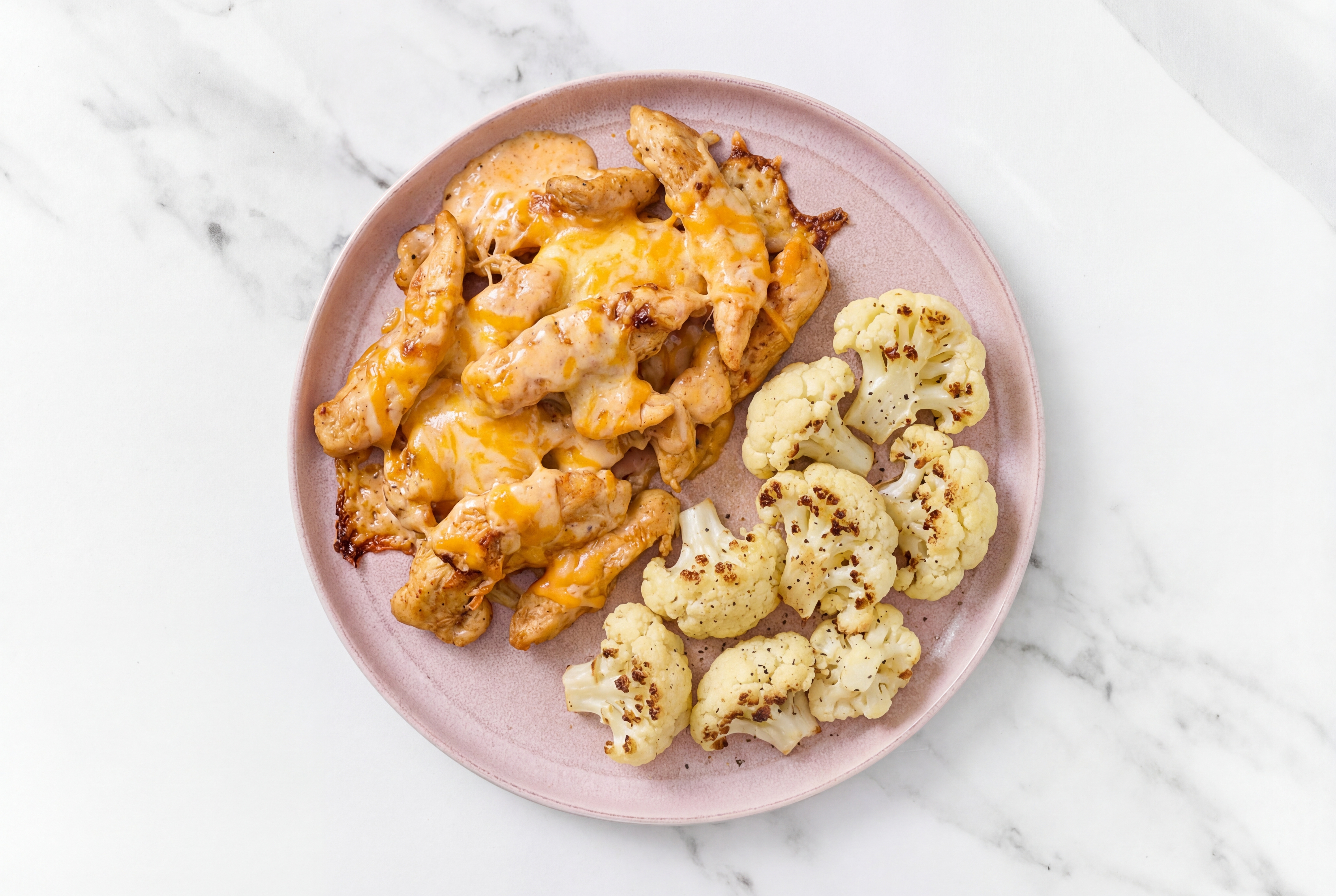  Cheesy Taco Baked Chicken + Cauliflower