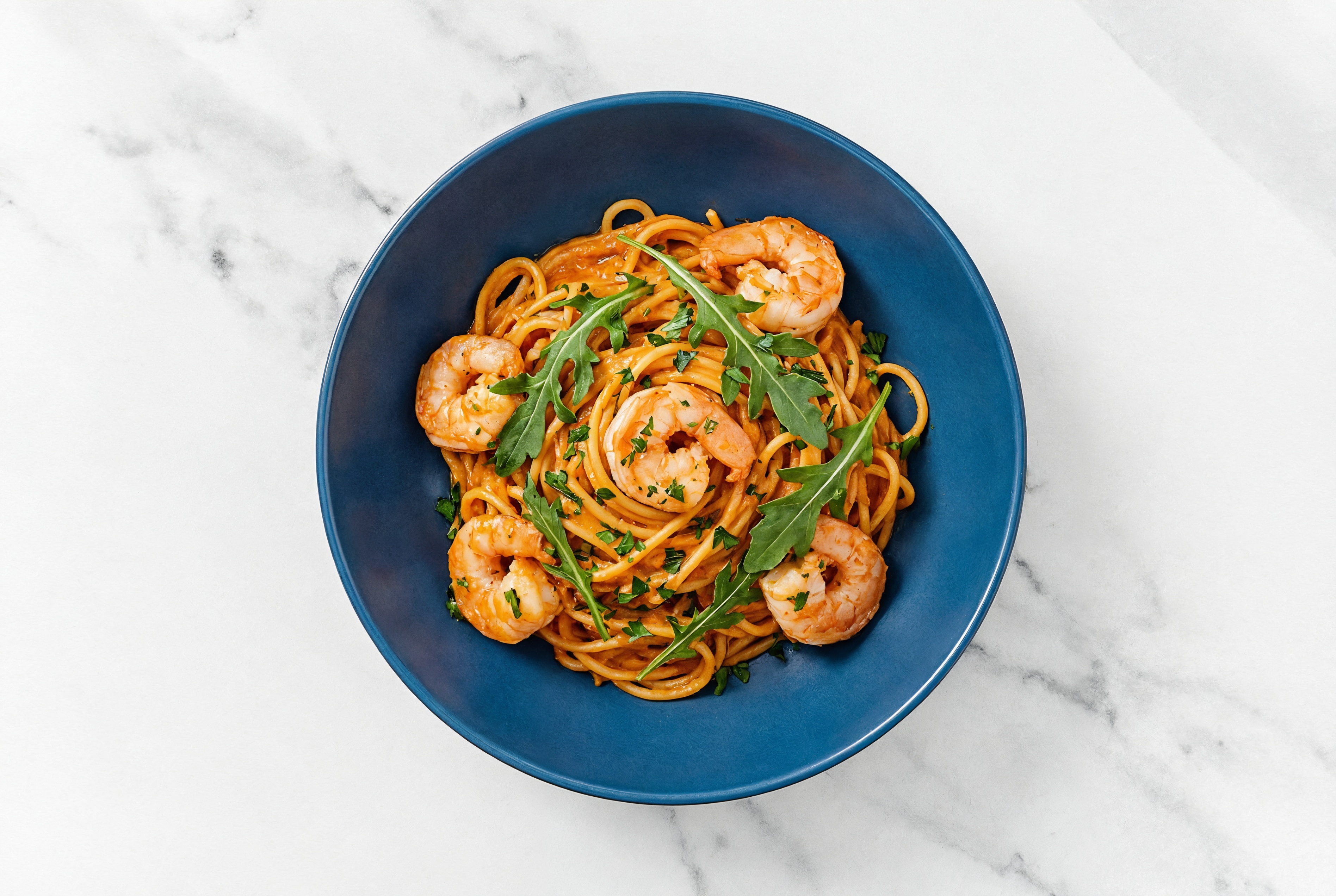 Herby Peppery Shrimp Pasta alla Vodka