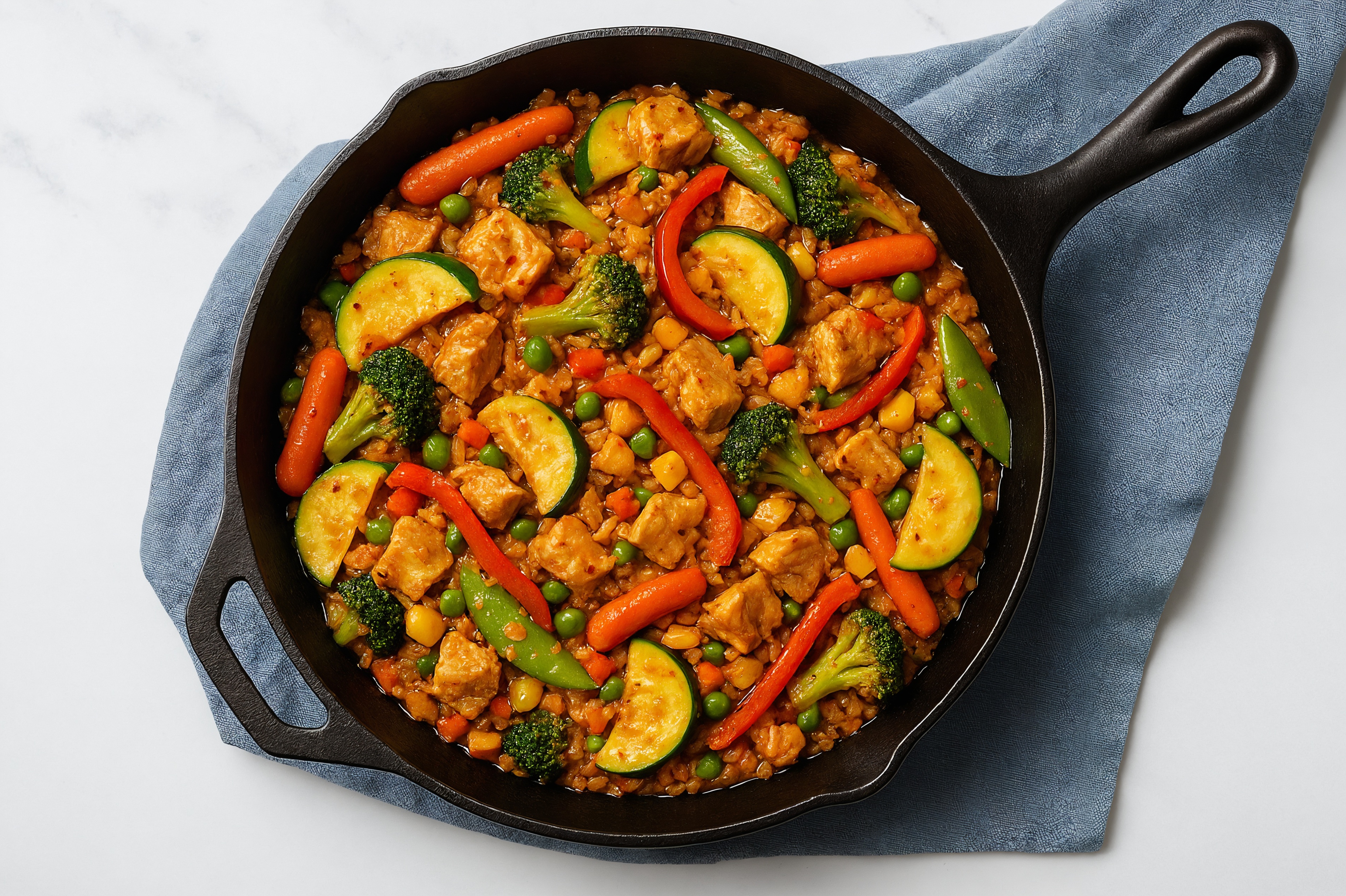 Sweet Chili Chicken Fried Rice