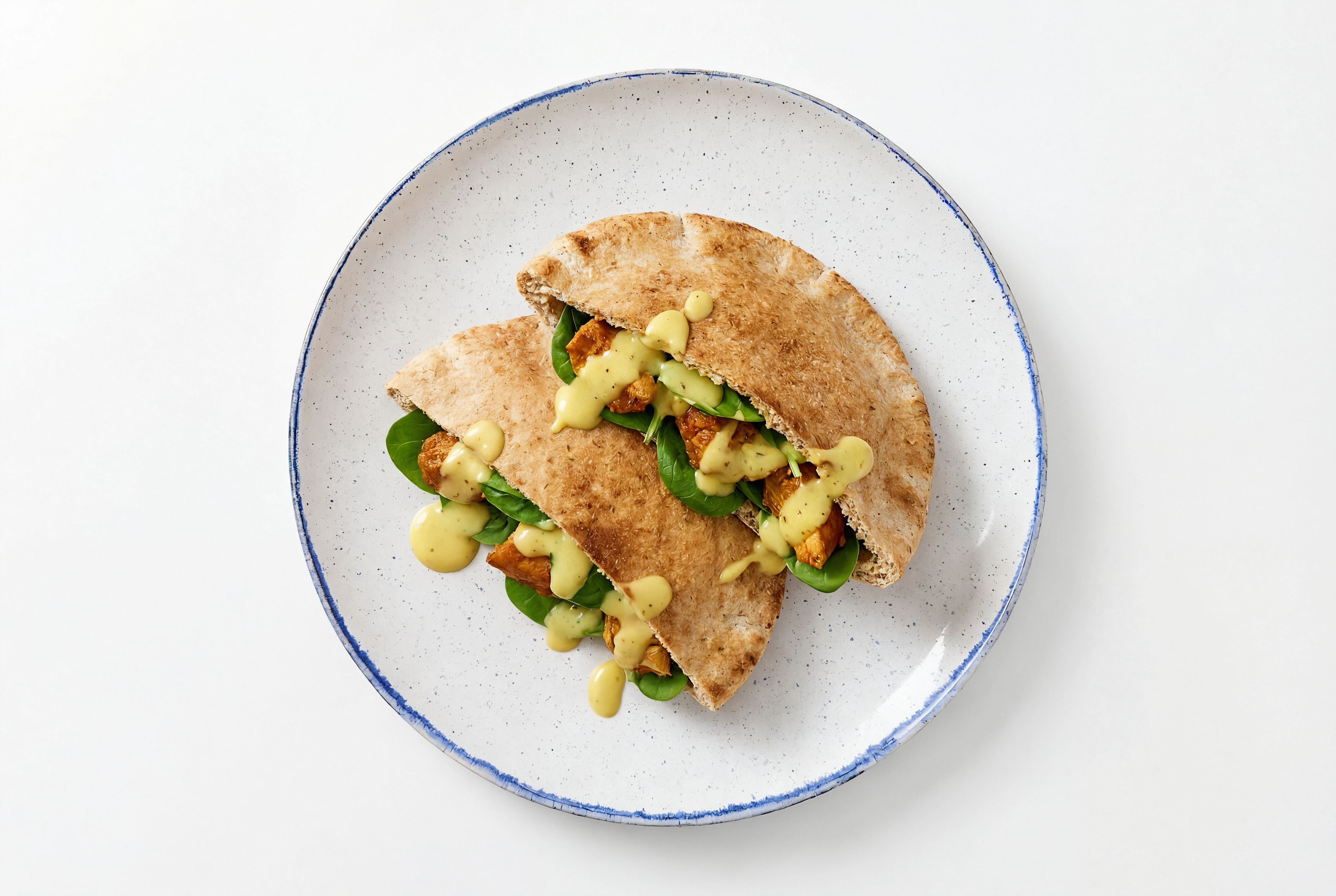  Creamy Honey Mustard Tandoori Chicken Whole Grain Pita Pockets