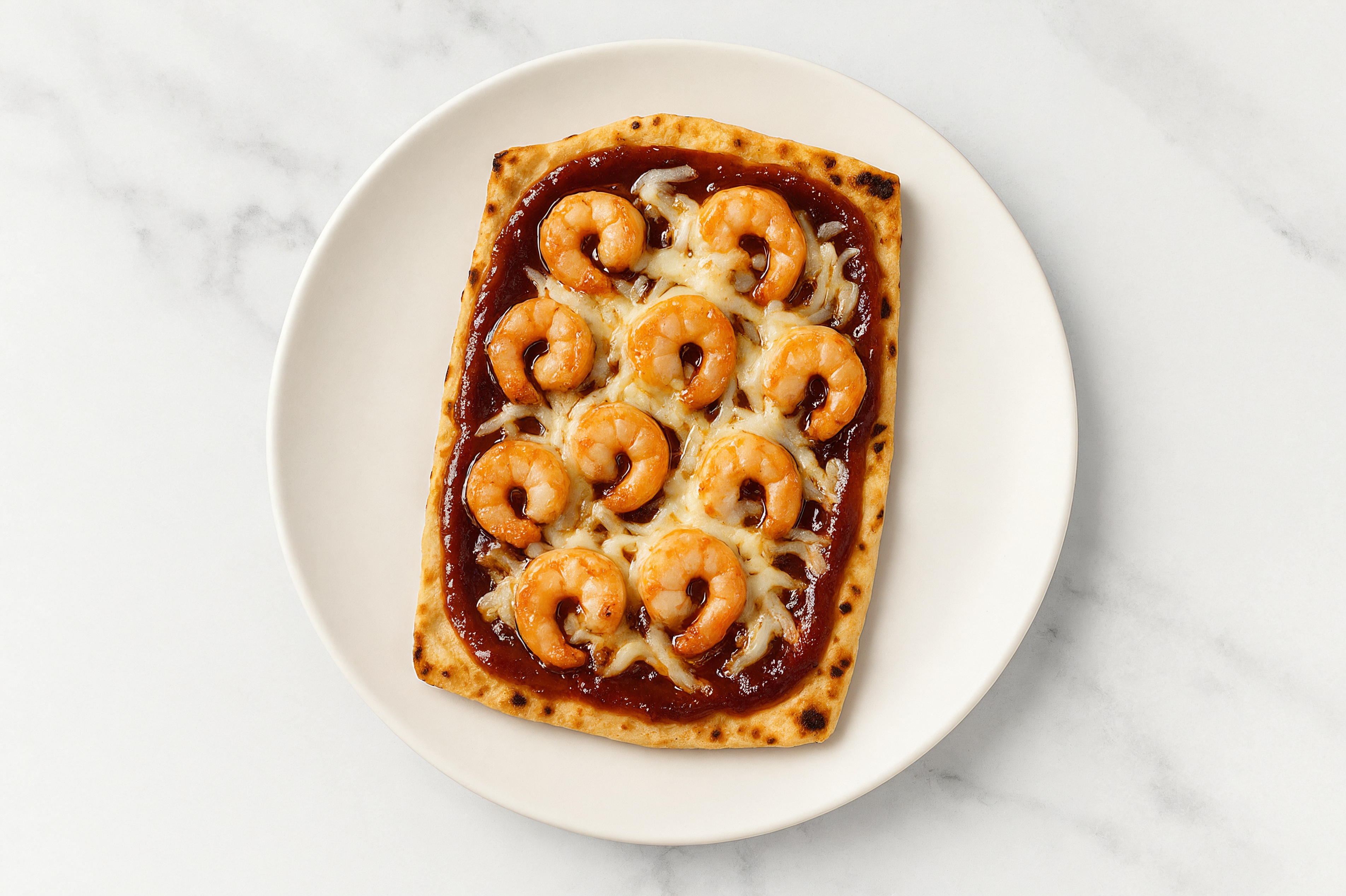 BBQ Gulf Shrimp Pizza with Original BBQ