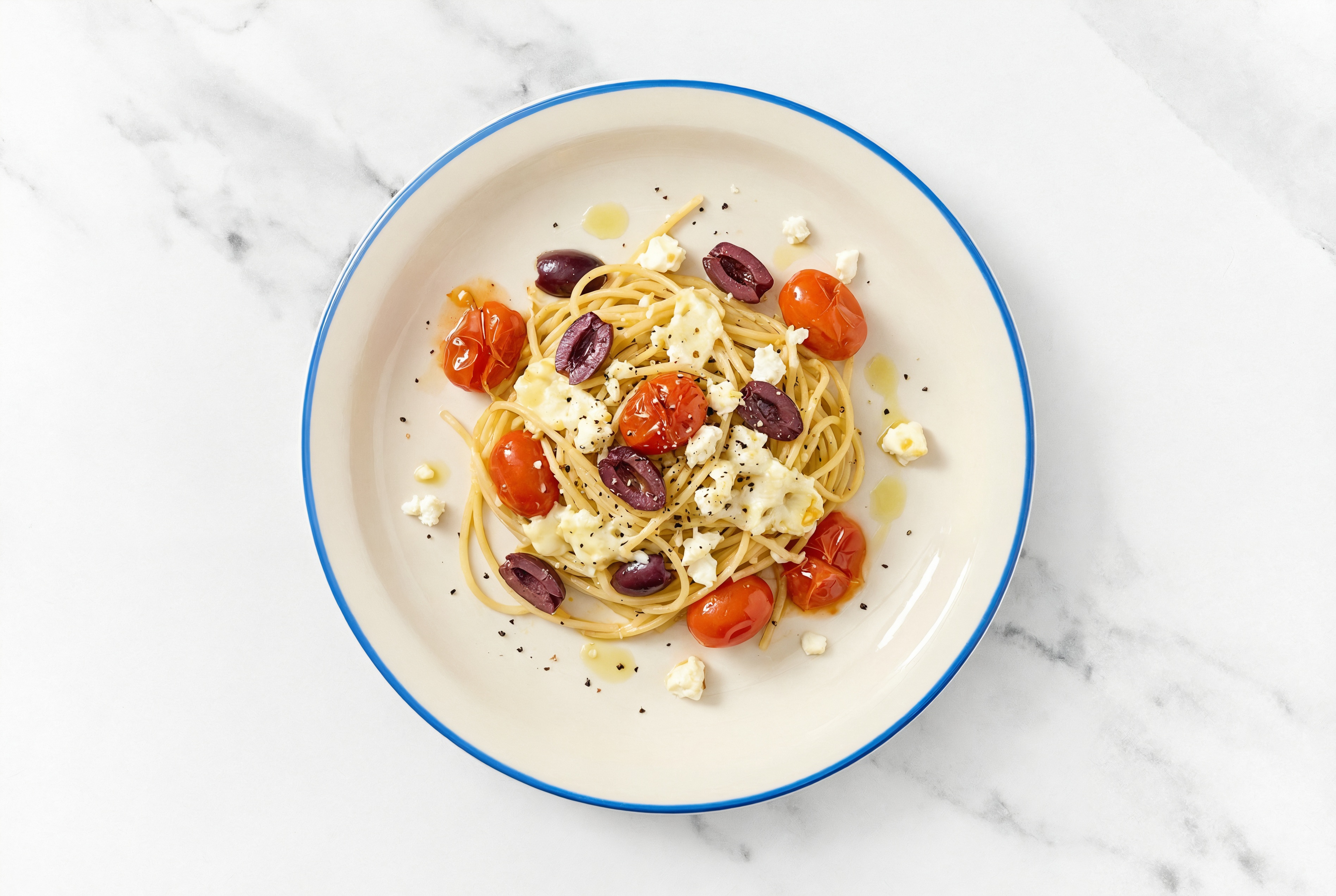 Herby Baked Feta + Tomato Pasta