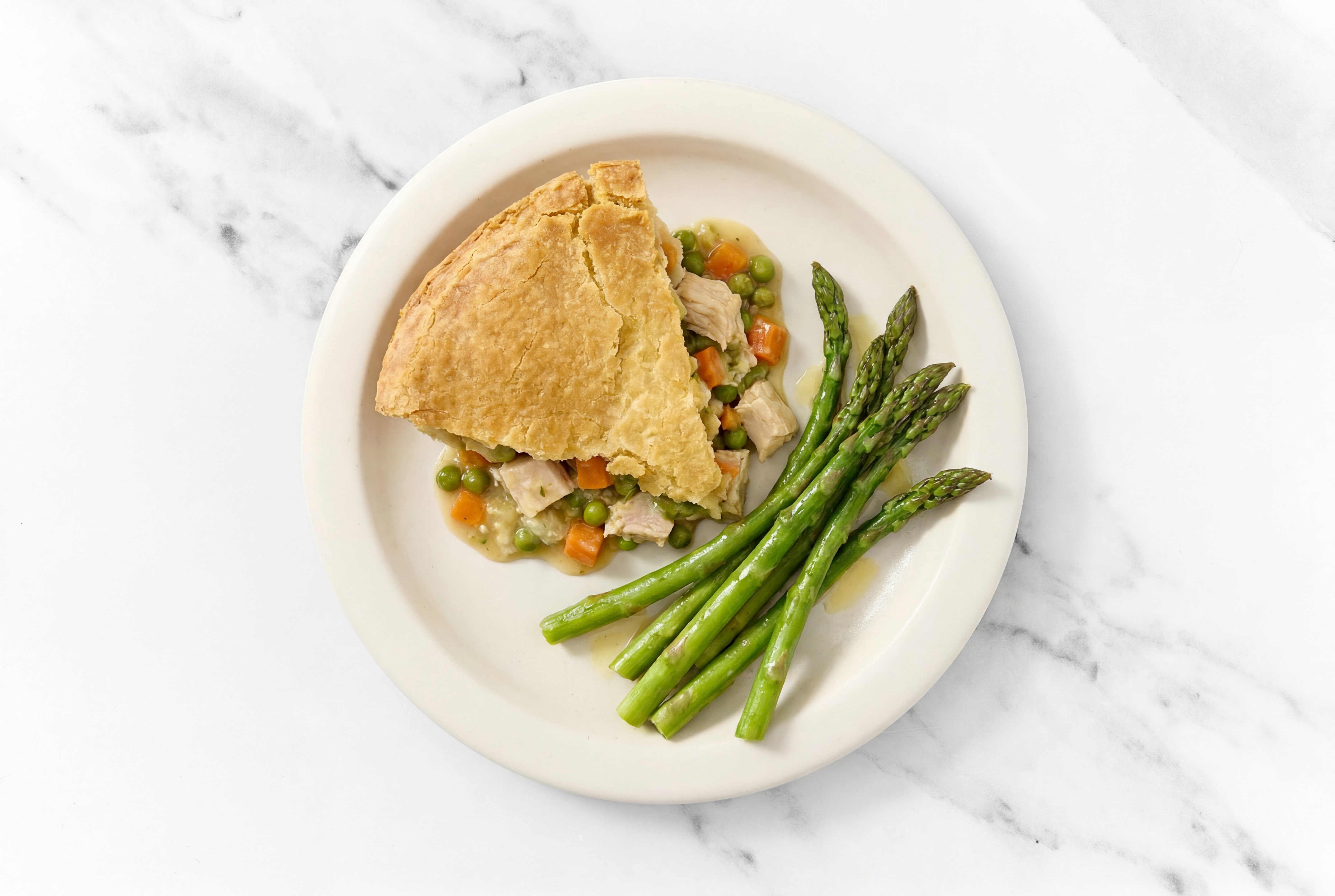 Chicken Pot Pie with Asparagus