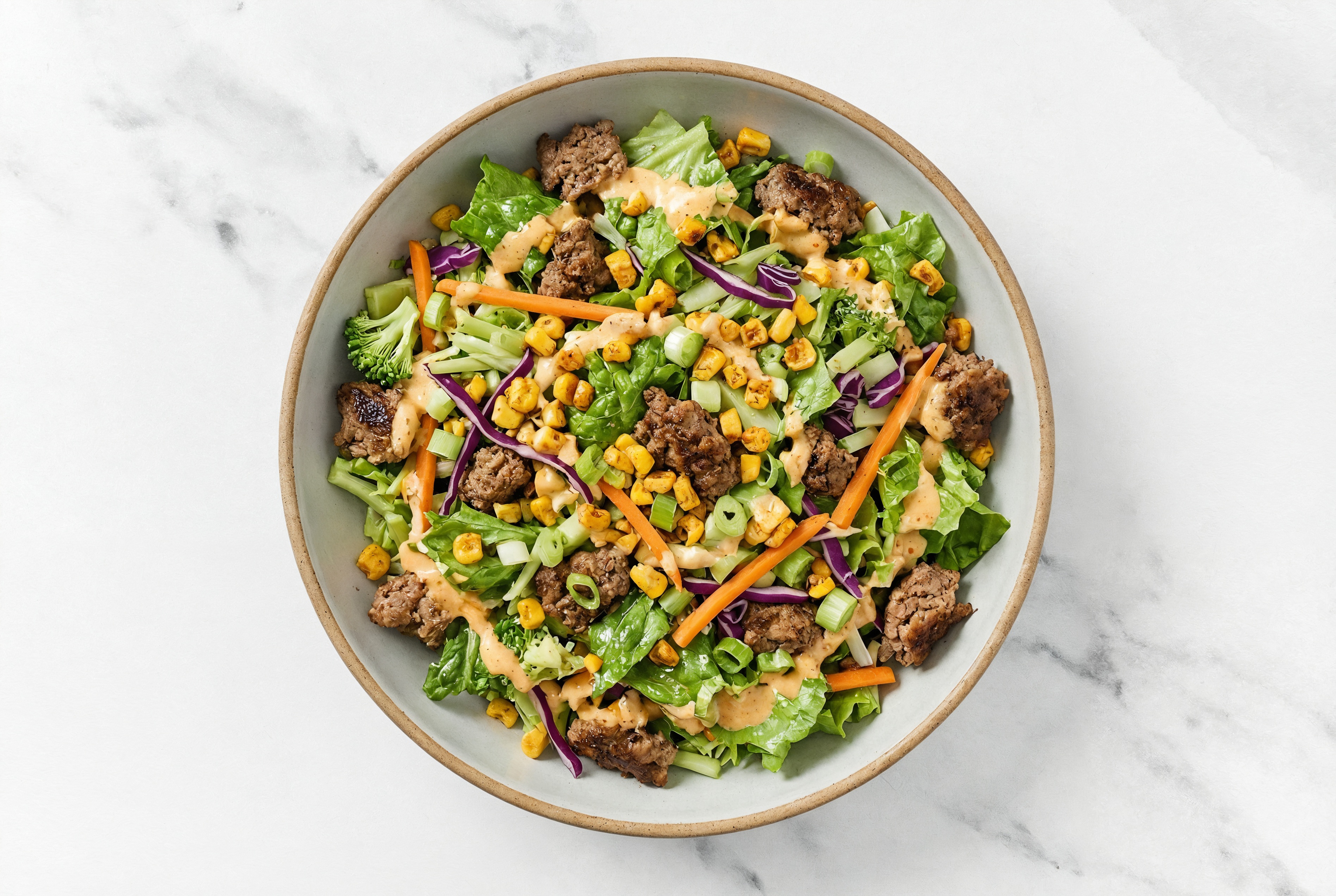 Street Corn Salad with Ground Bison