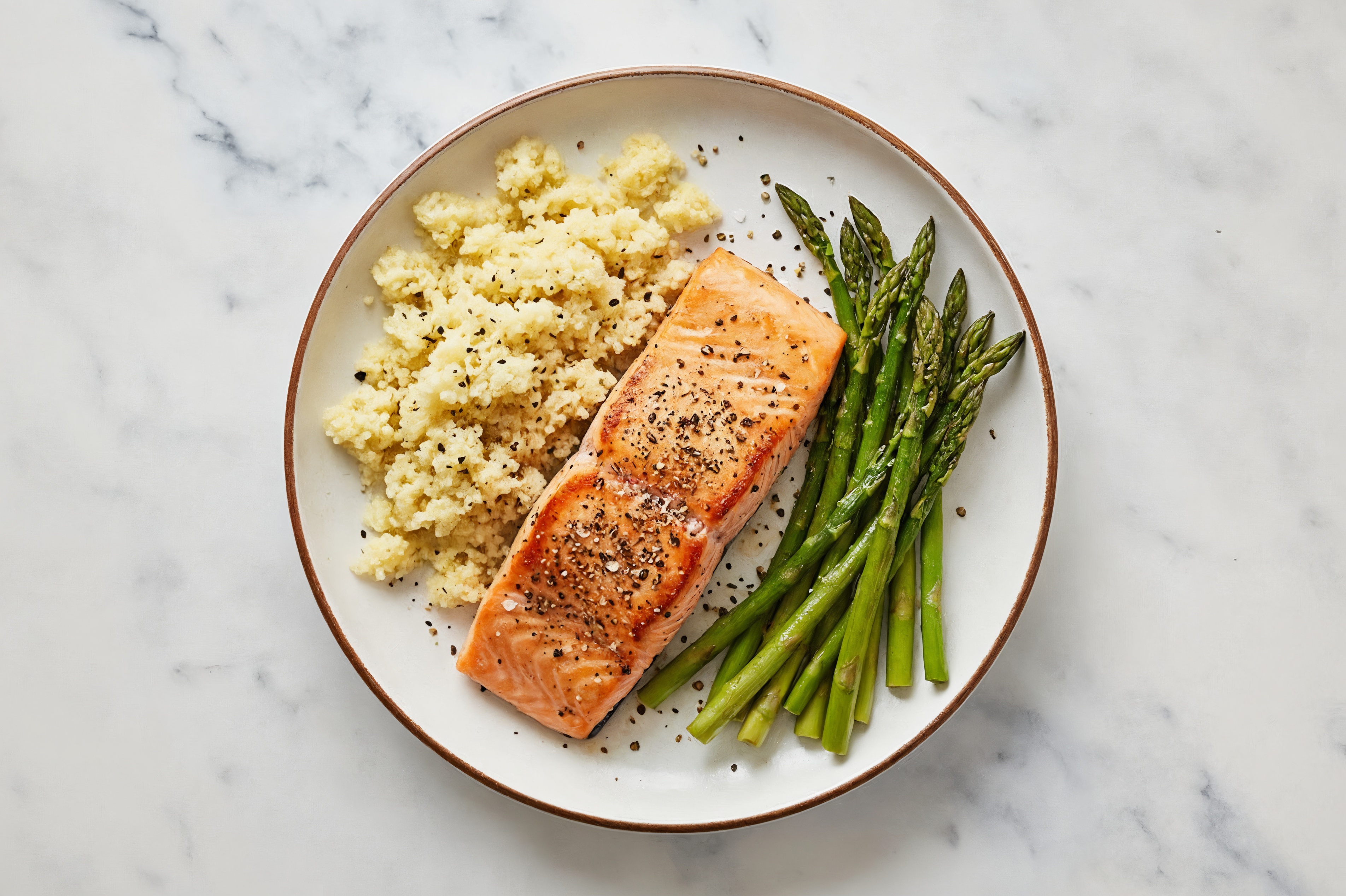 Balsamic Wild Salmon + Traditional Couscous