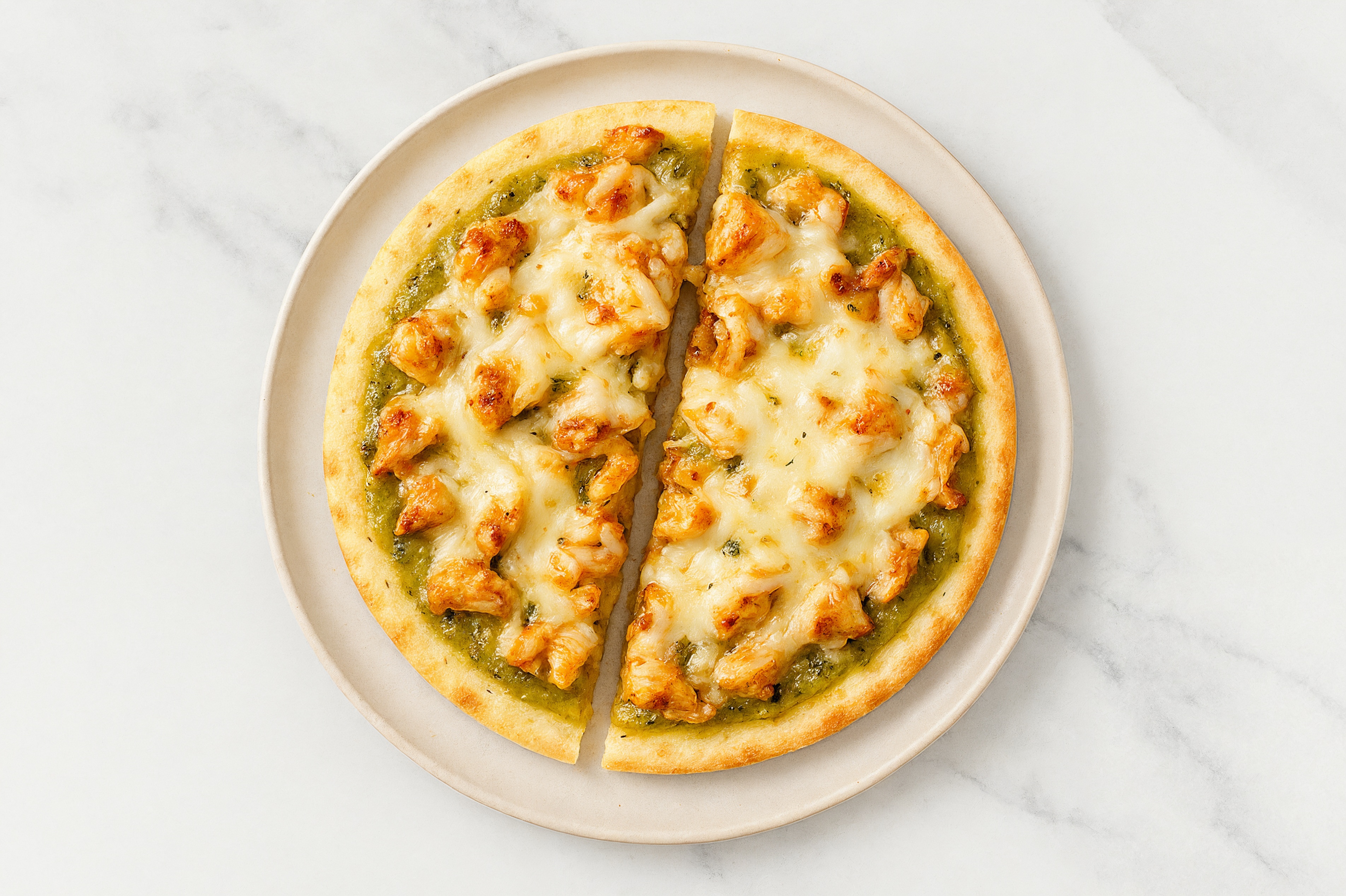 Cheesy Chile Chicken Gluten Free Pizza