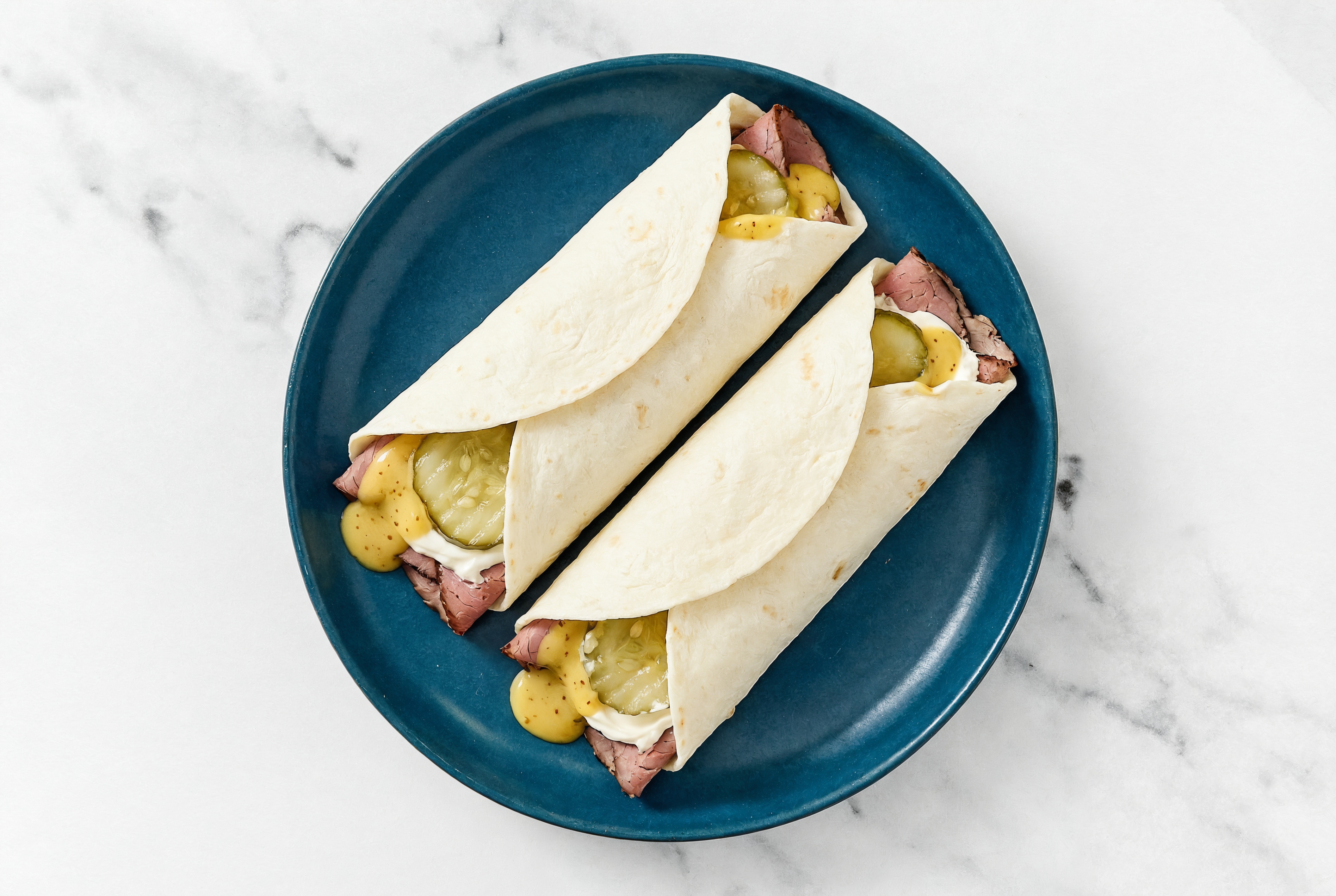 Pickle Roll-Ups with Fully Cooked Seasoned Roast Beef